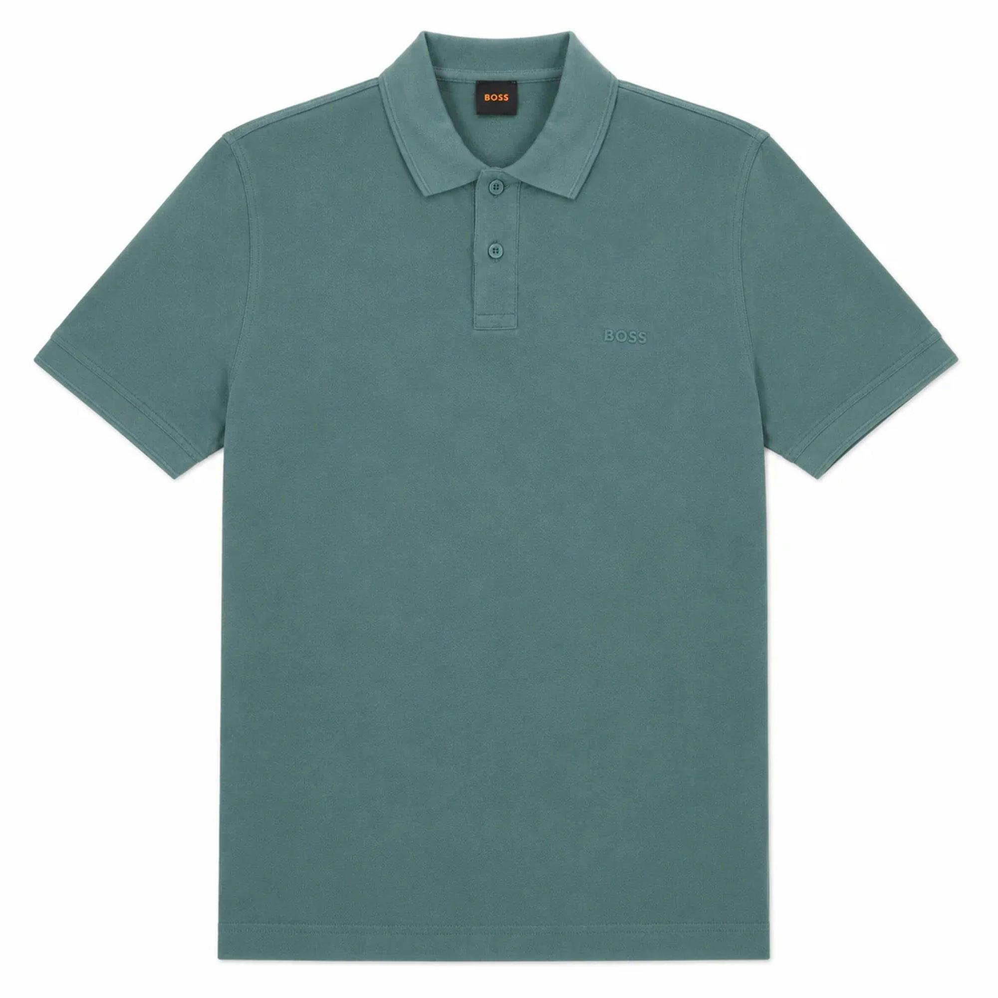 Boss Green Prime Cotton Pique Polo Shirt - M