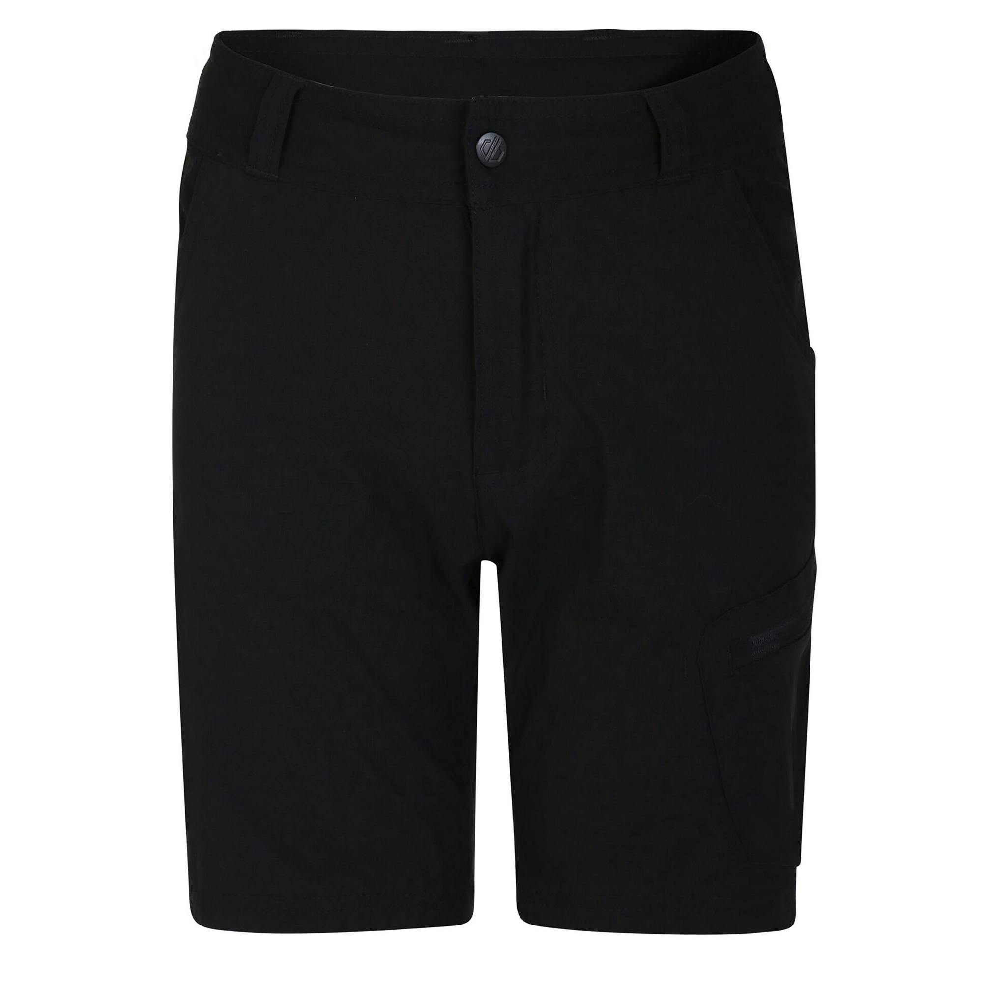 Dare 2B Black Childrens/Kids Reprise Ii Shorts - 7-8 Years - 92% Polyamide/8% Elastane