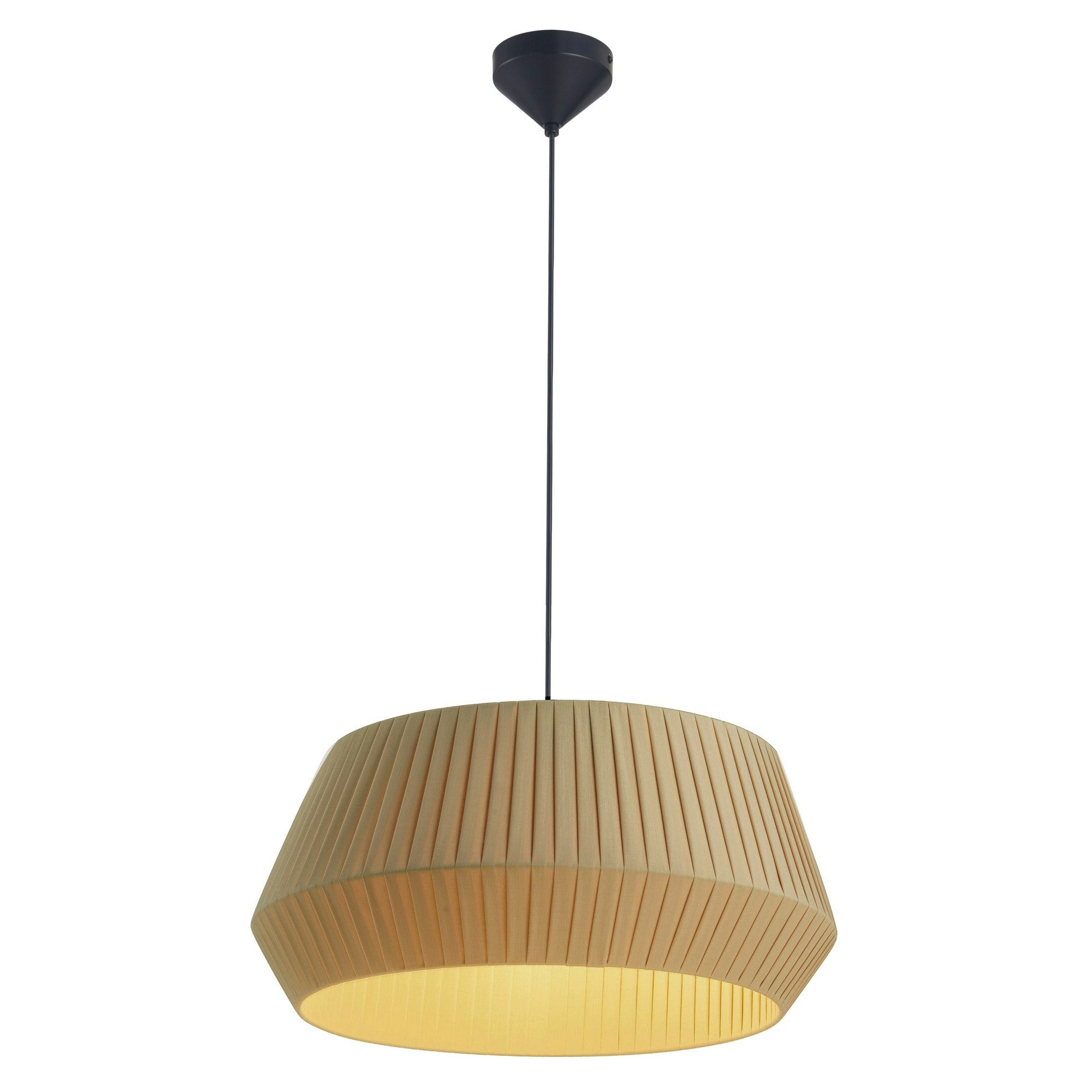Nordlux Dicte Pendant Light Beige Cotton - Image 4