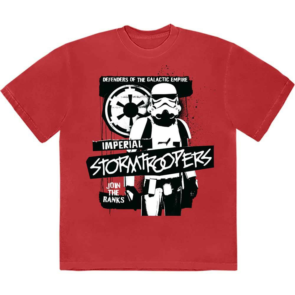 Paradiso Clothing Unisex Red Star Wars Defenders T Shirt - M