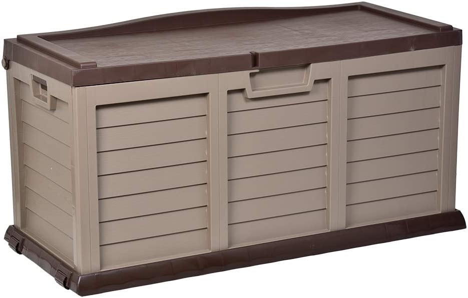 Samuel Alexander 440L Garden Cushion Storage Box / Chest Sit On Lid
