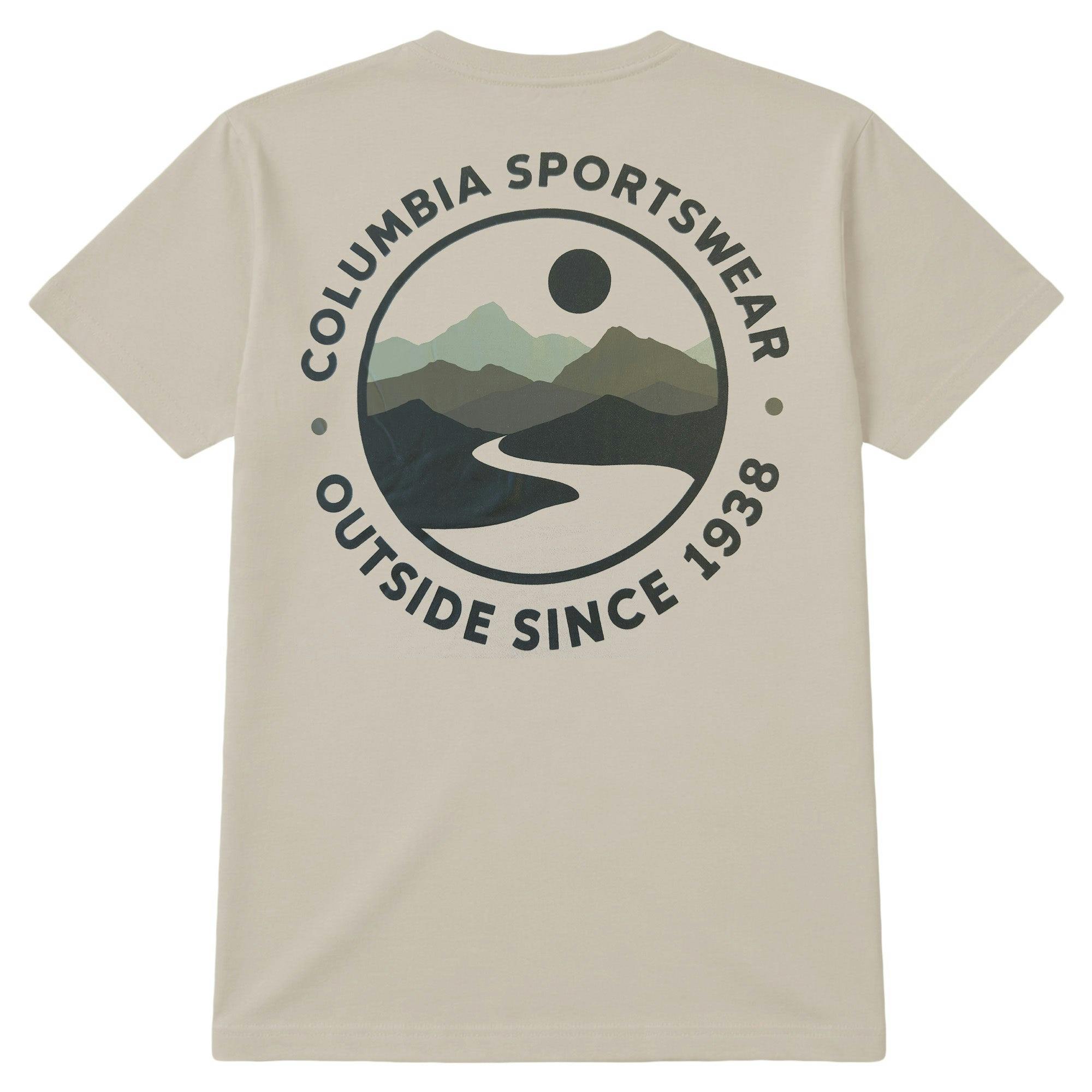 Columbia Dark Csc Back Logo T-Shirt - Stone/Scoped View - X-Large
