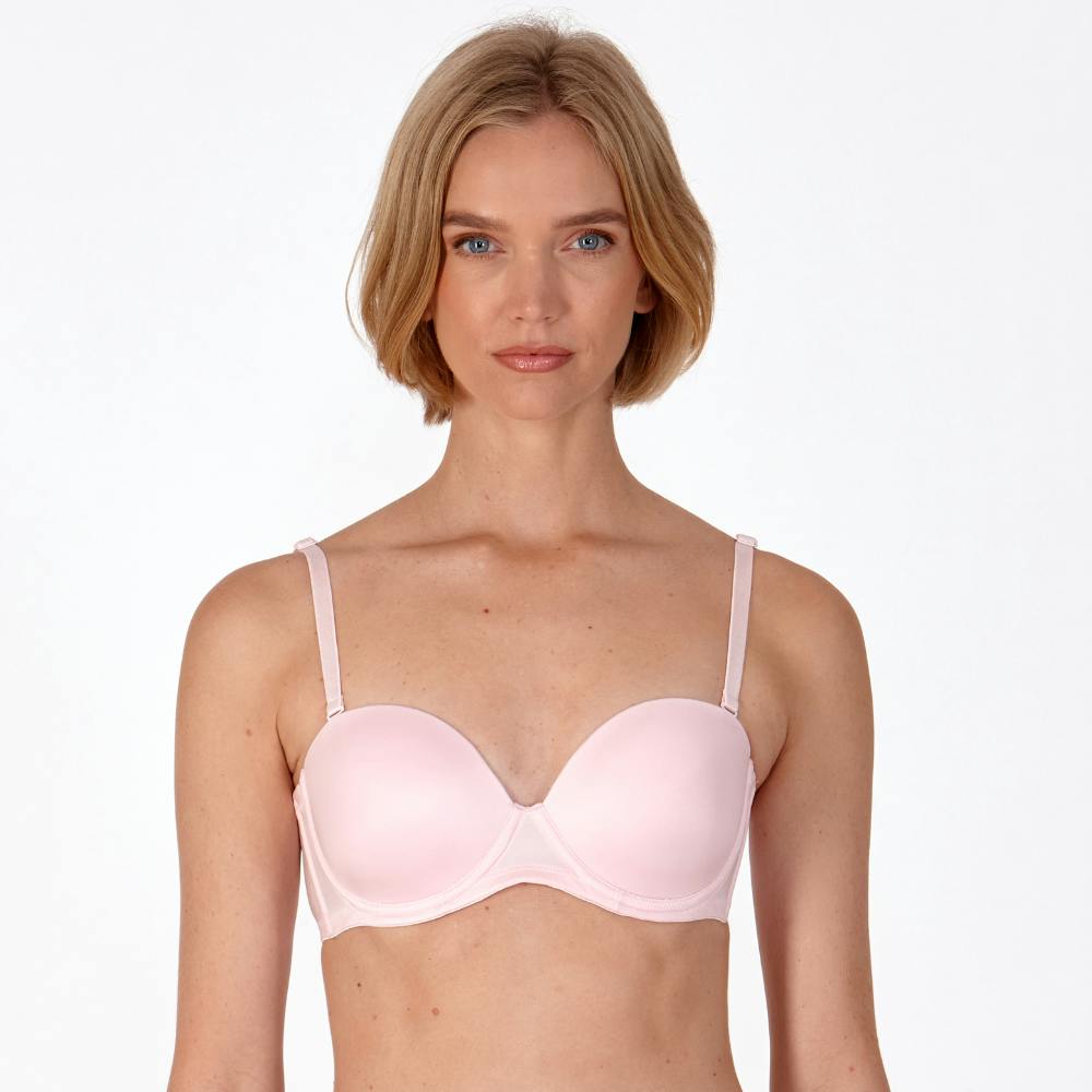 Little Women Women's Pink Little Jade Strapless Underwired Boost Bra - Pale - 30A