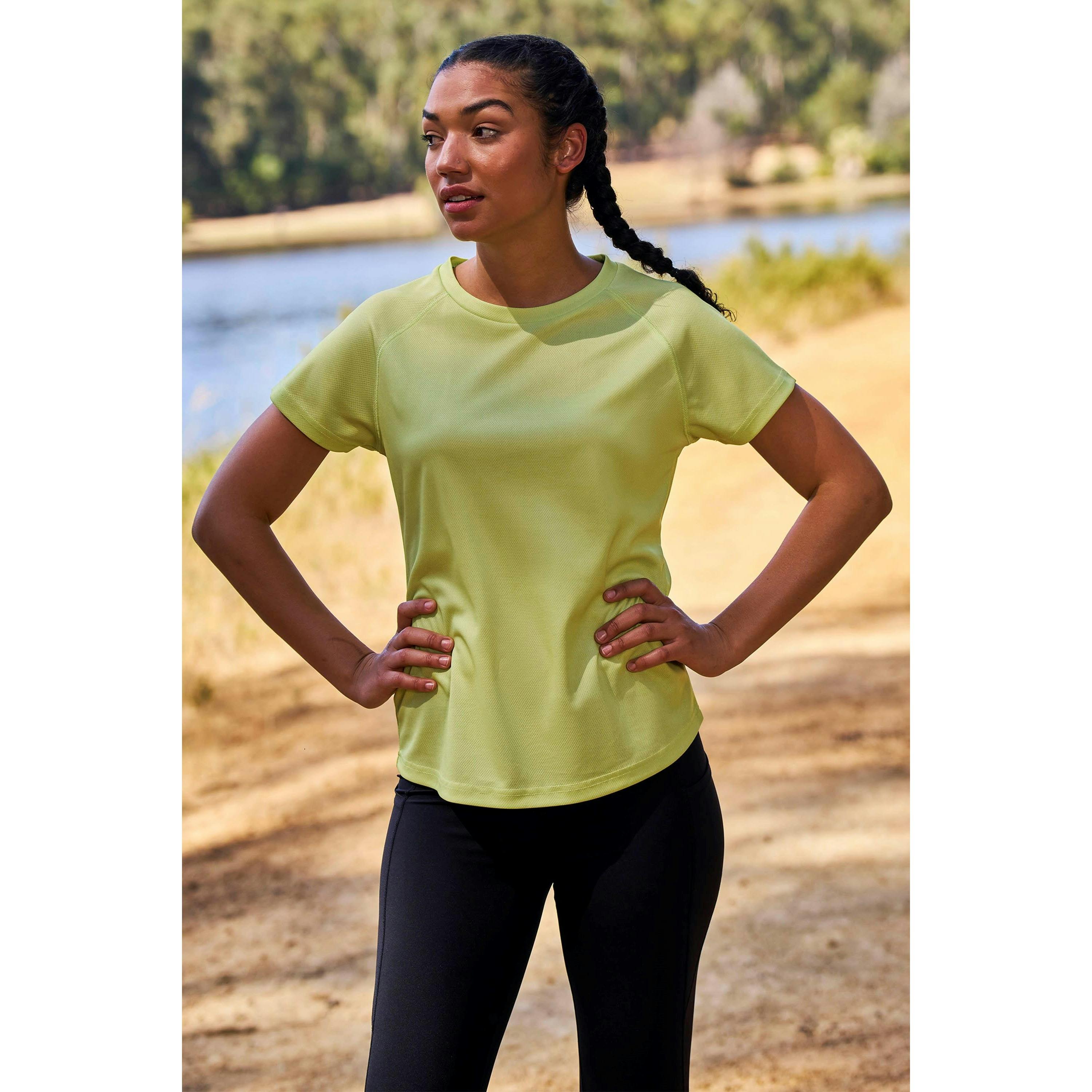 Mountain Warehouse Women's / Endurance T-Shirt - Lime - 18 Uk - Lime - 100% Polyester