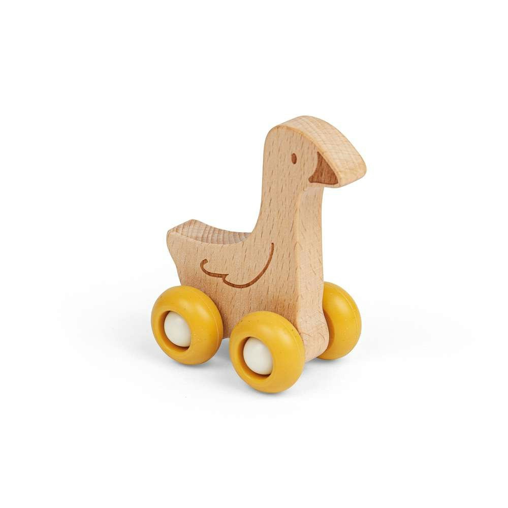 Bigjigs Toys Farm Animal On Wheels - Goose