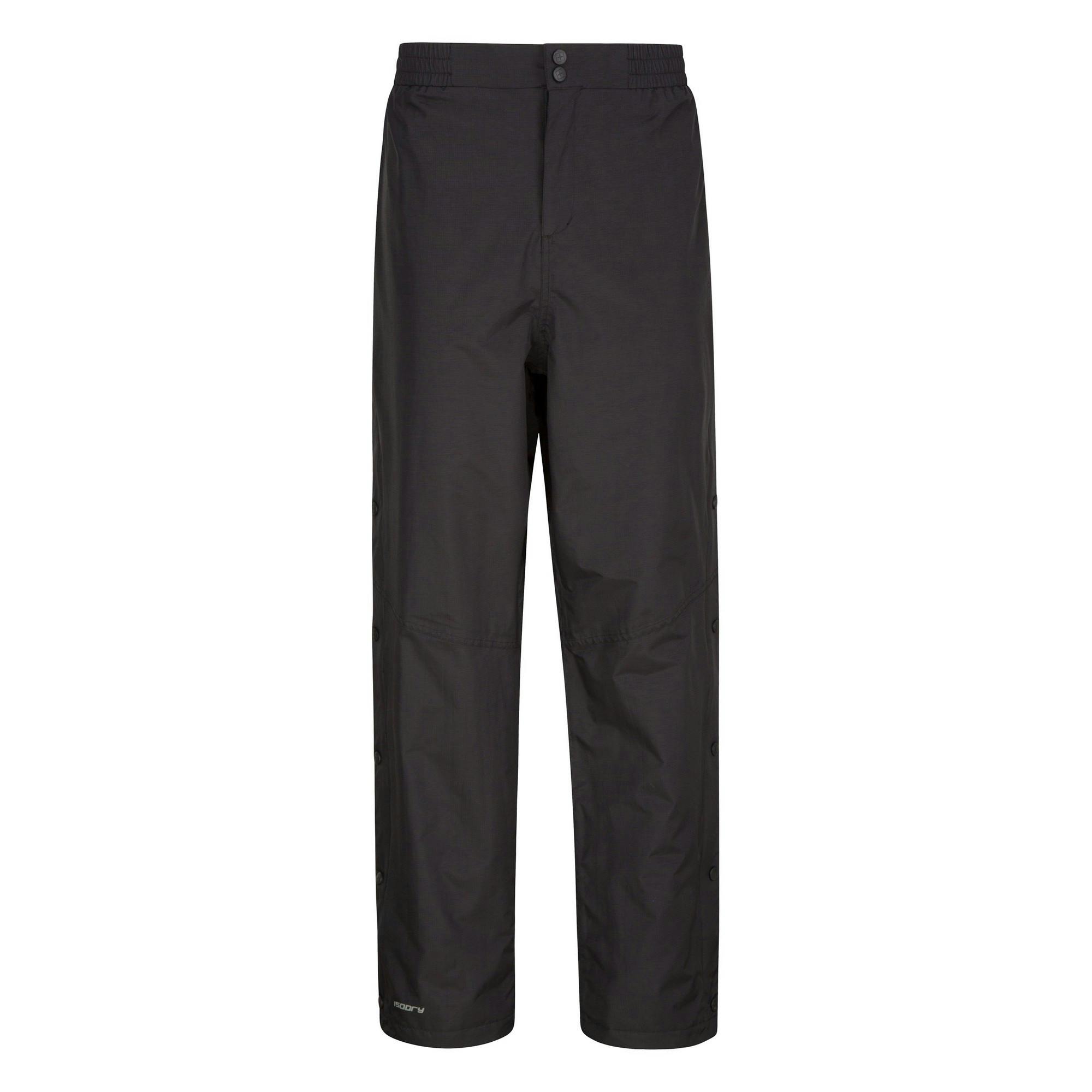 Mountain Warehouse Men's Black Extreme Downpour Waterproof Over Trousers - M - 100% Polyester