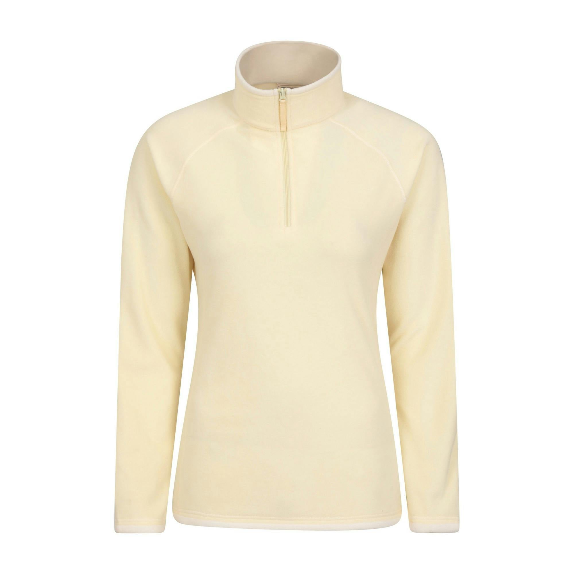 Mountain Warehouse Women's Yellow Montana Half Zip Fleece Top - 16 Uk - 100% Polyester