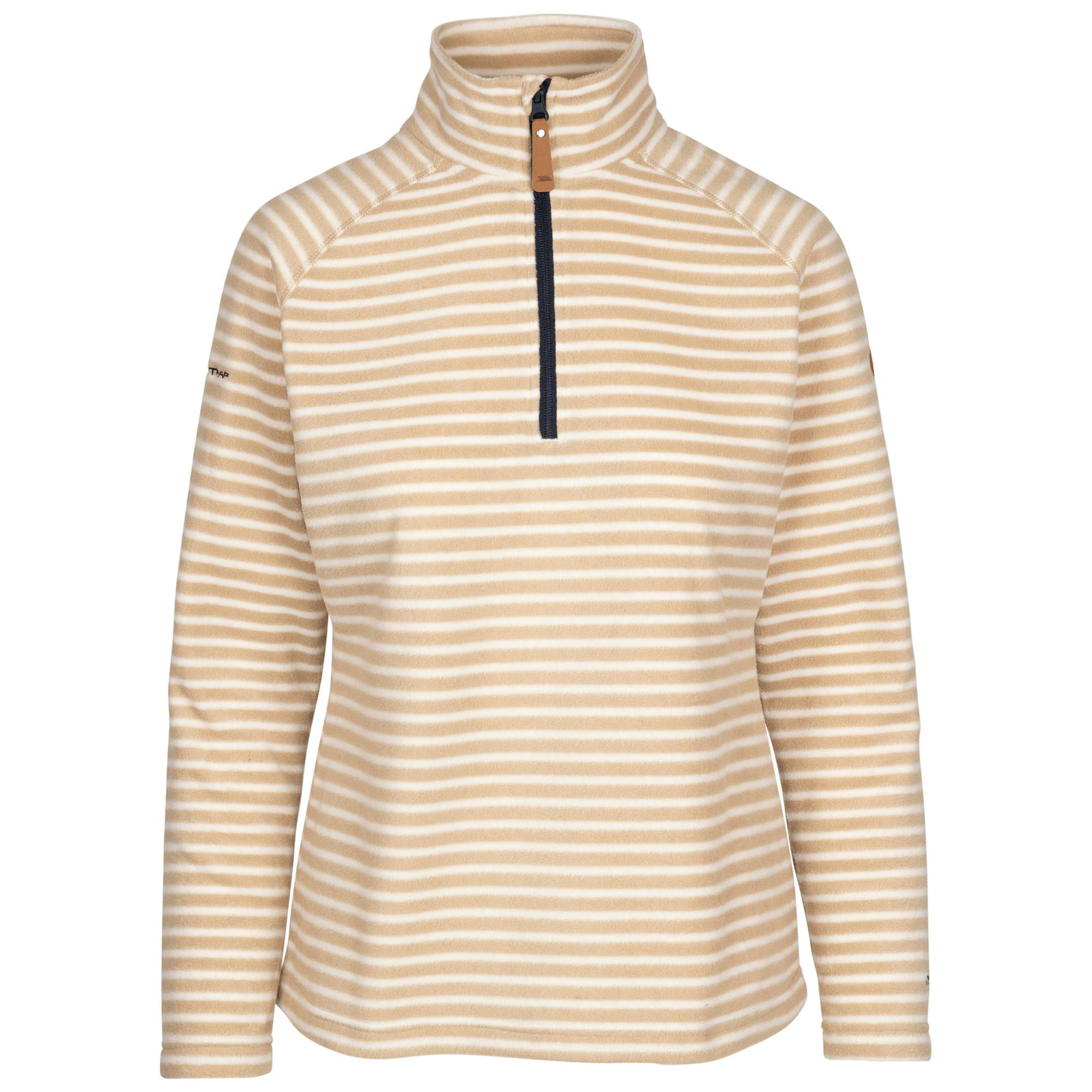 Trespass Women's Silvana At100 Fleece Top - Soft Stone - Xl - Soft Stone - 100% Polyester