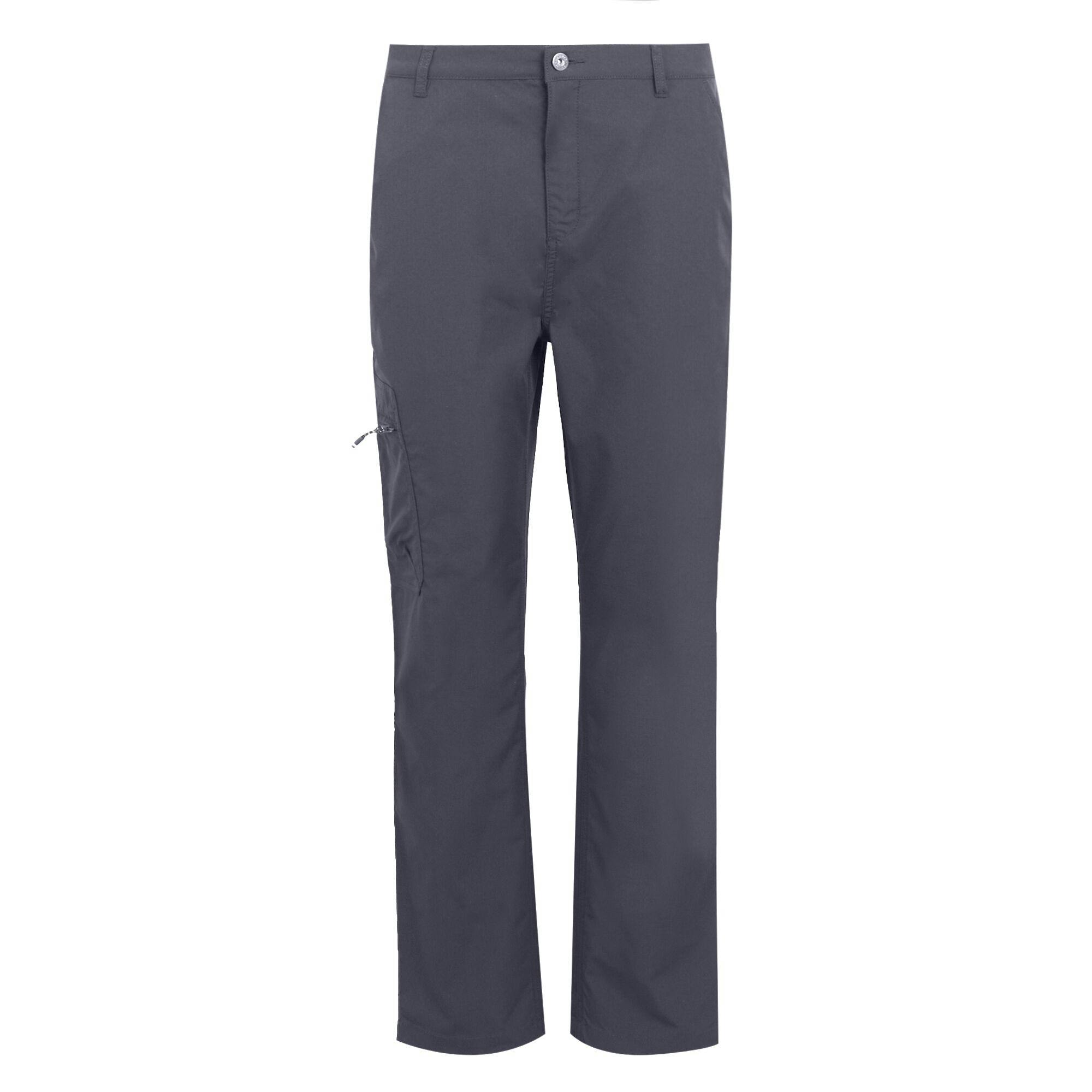 Regatta Men's Grey Dalry Multi Pocket Trousers - Seal - 33L - Seal - 100% Polyester