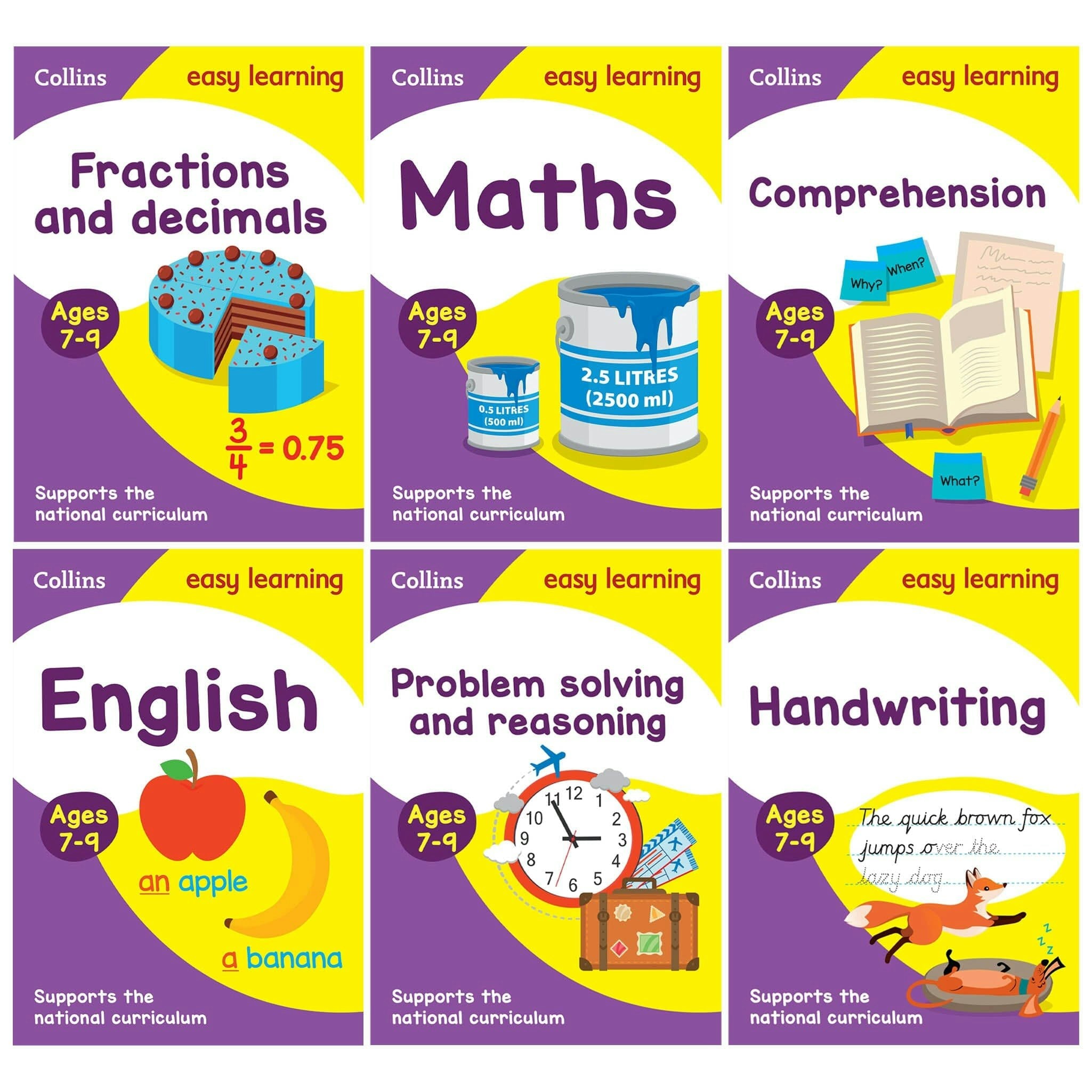 Collins Easy Learning Starter Set :Ideal for home learning 6 Books -Ages 7-9- PB - Image 10