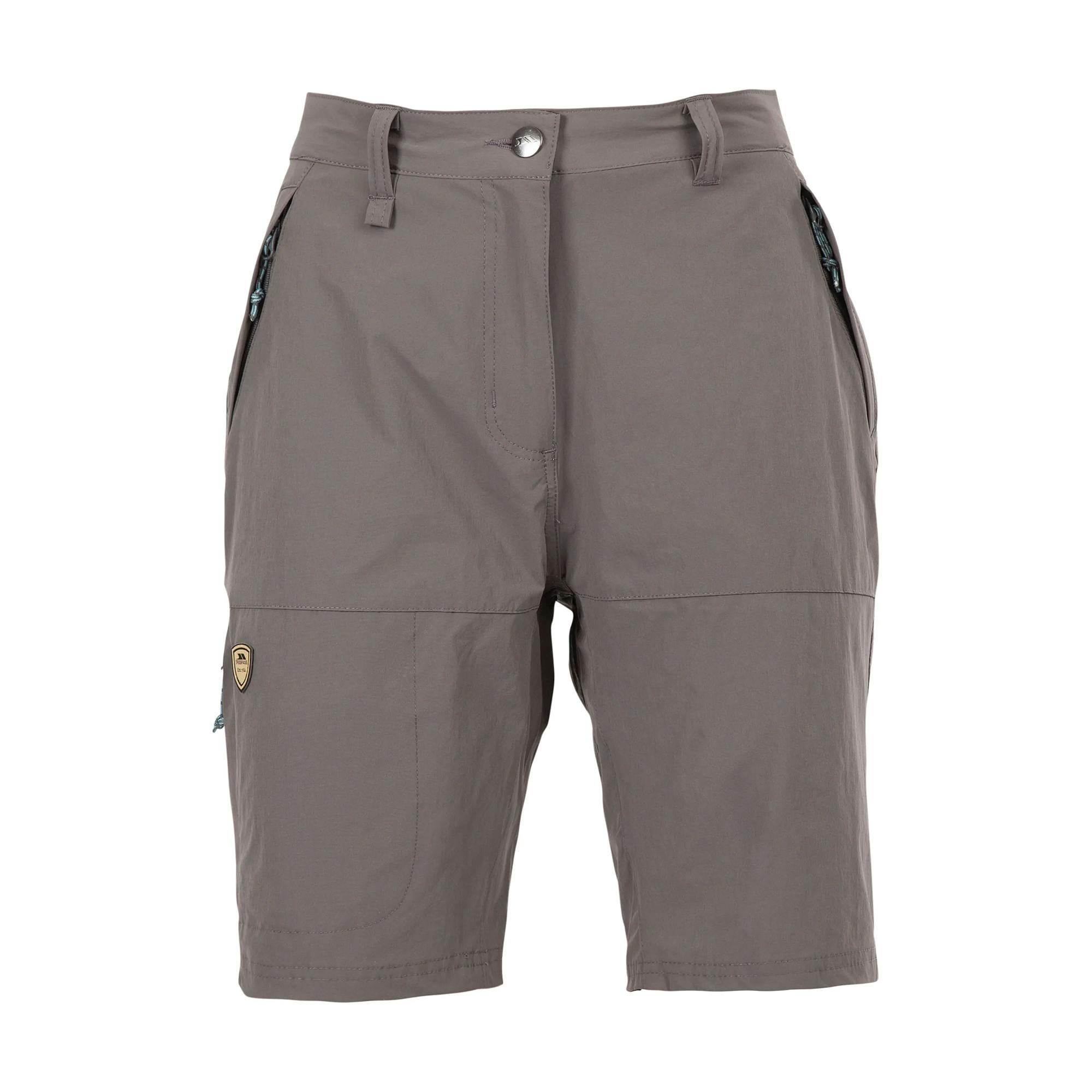 Trespass Women's Grey / Rueful Shorts - Storm - Storm - Xxs - 85% Polyester/15% Elastane