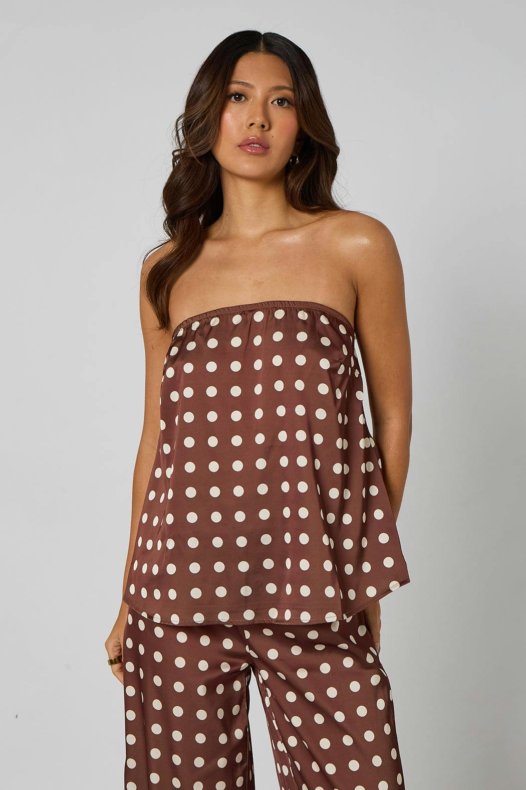 Urban Bliss Spot Bow Back Top - 10