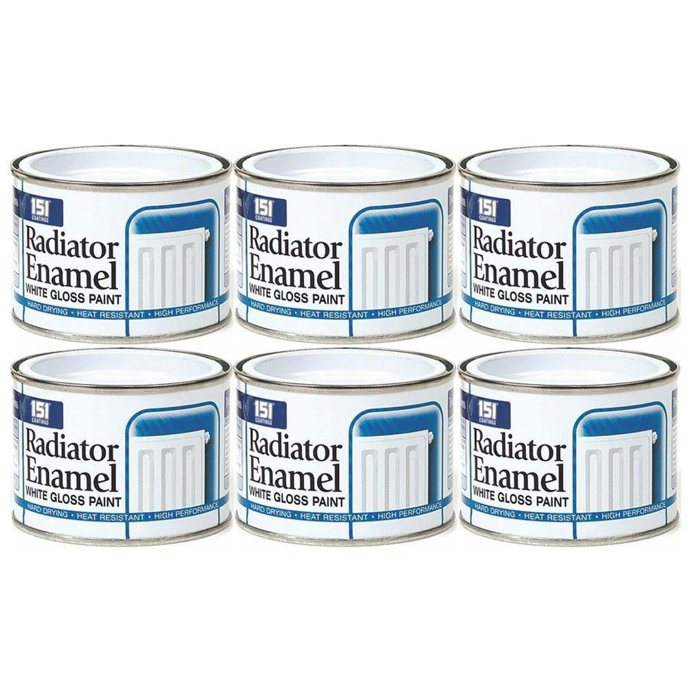 2 x Radiator Enamel White Paint Hard Drying Heat Resistant 151 Coatings 180ml - Image 22