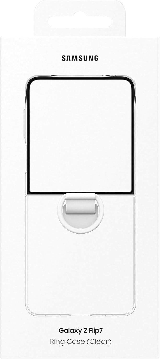 Samsung Galaxy Z Flip 7 6.9" Clear Case With Ring - Ef-Qf766ctegww