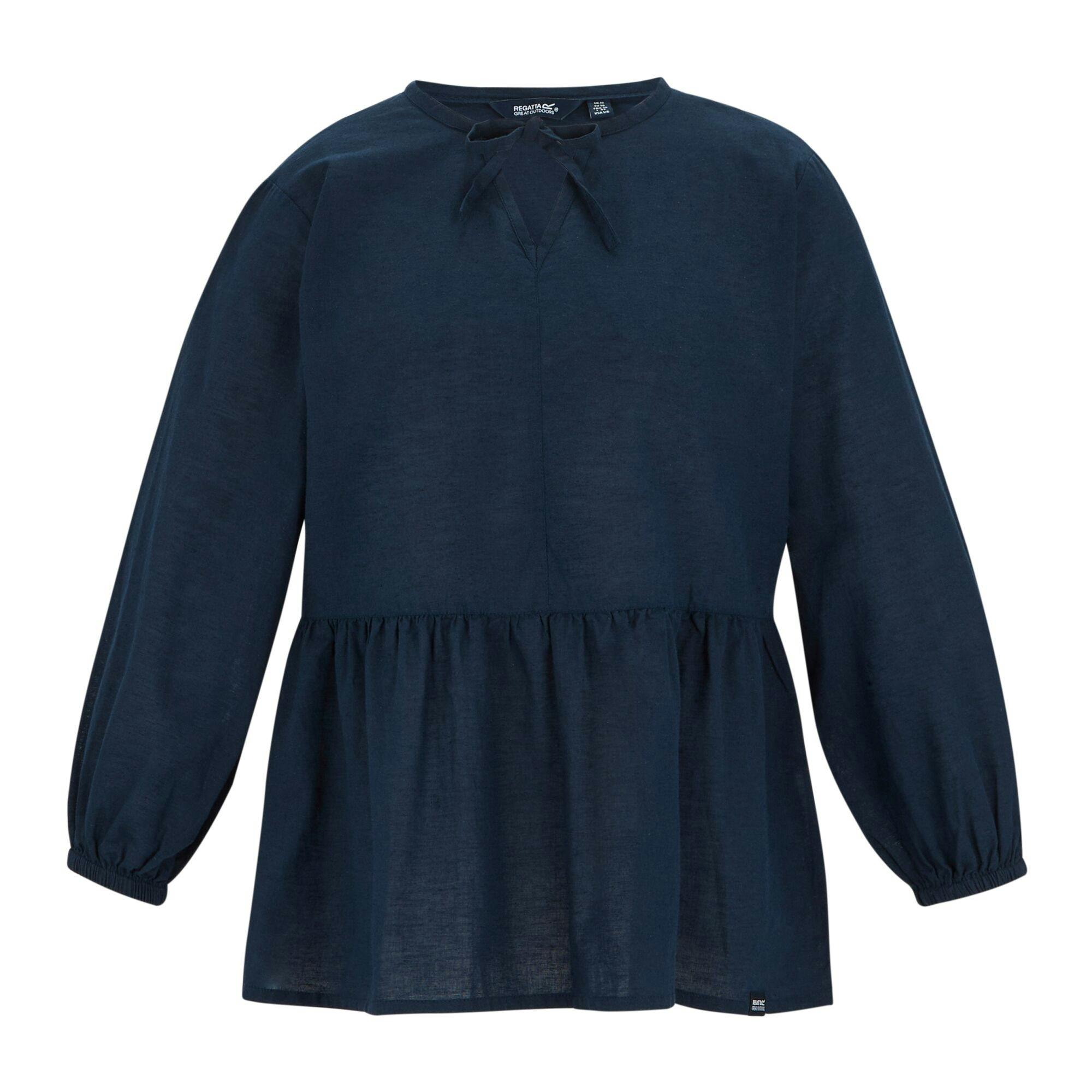 Regatta Women's Primden Shirt - Navy - 10 Uk - Navy - 90% Cotton/10% Linen