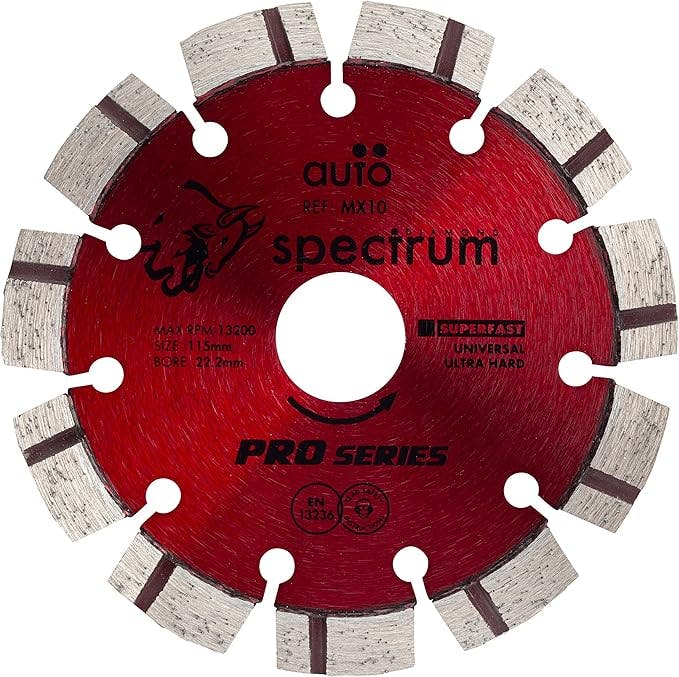 Ox Group Uk Ox Tools Mx10-125/22 Spectrum Pro Laser Turbo Universal Diamond Blade - 125/22Mm Ea - Image 3