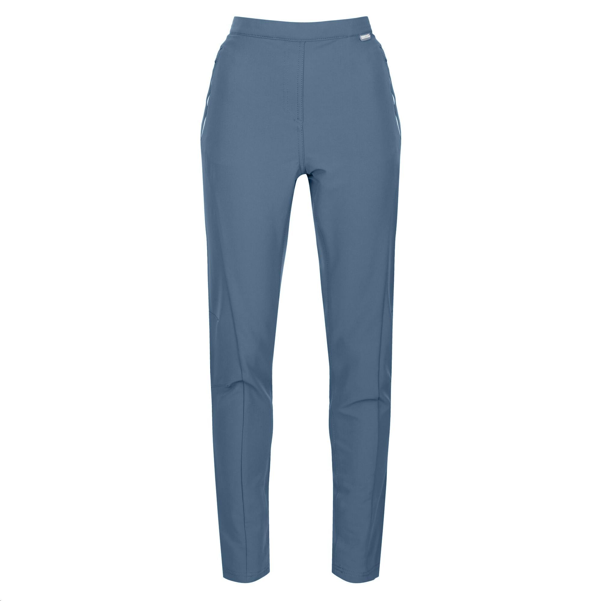Regatta Women's Blue Pentre Marl Hiking Trousers - Coronet - Coronet - 14 Uk - 89% Polyester/11% Elastane