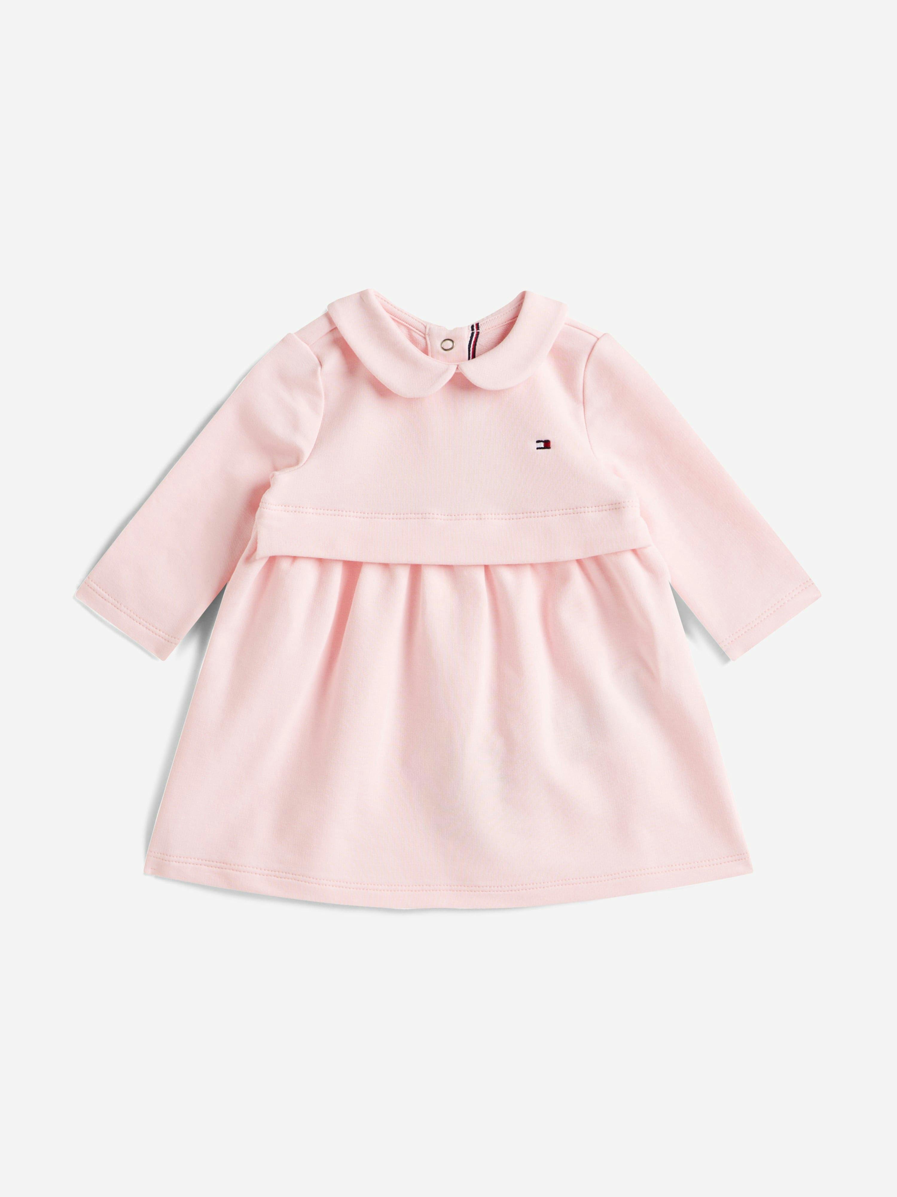 Tommy Hilfiger Women's Pink Baby Girls Essential Dress In - 12 Months