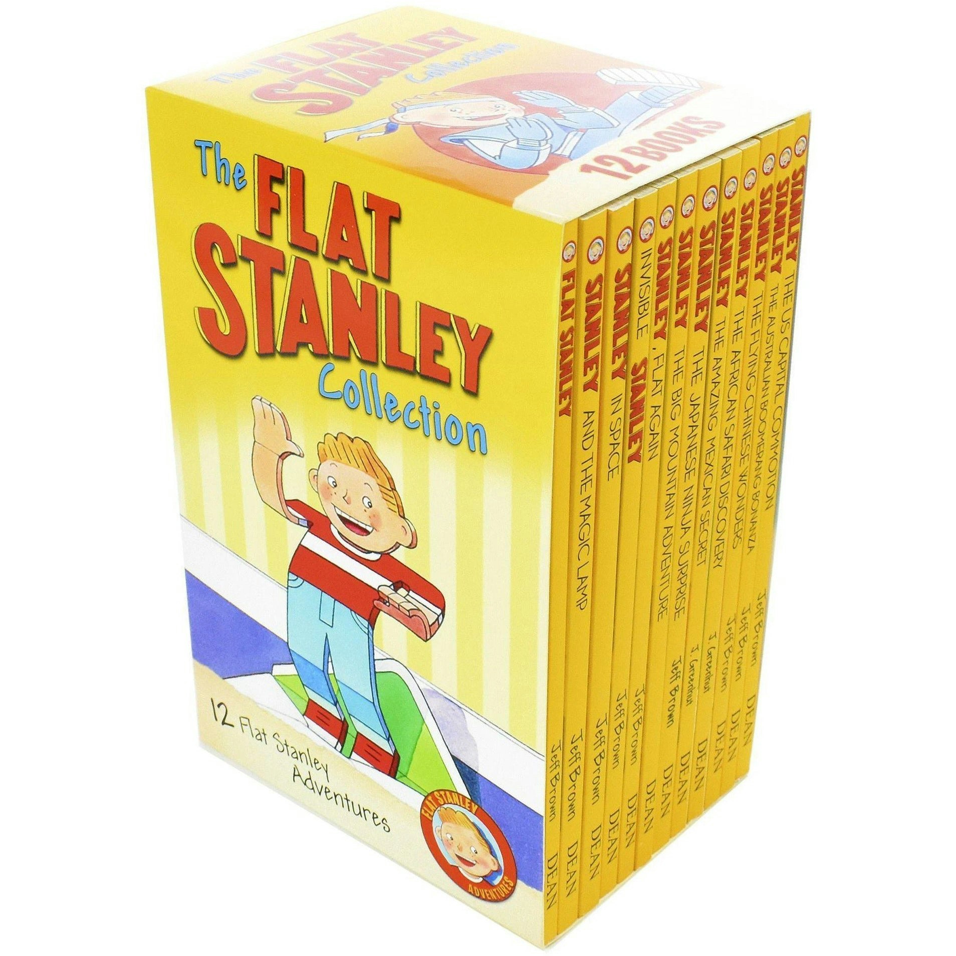 Egmont Boys Brown The Flat Stanley Adventures 12 Books Collection By Jeff