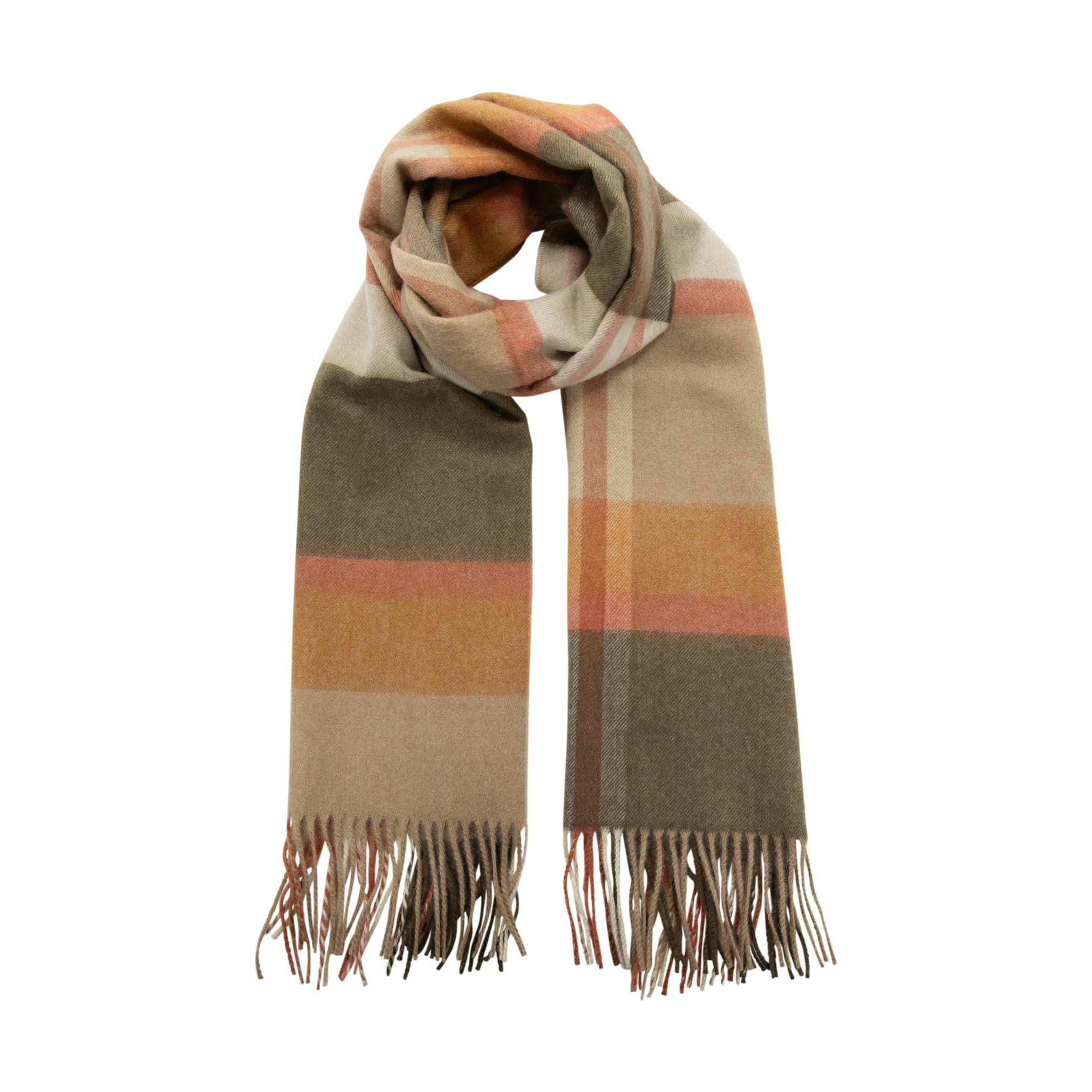 Heritage Traditions Orange Heritage Recycled Fomo Blanket Scarf - Recycled