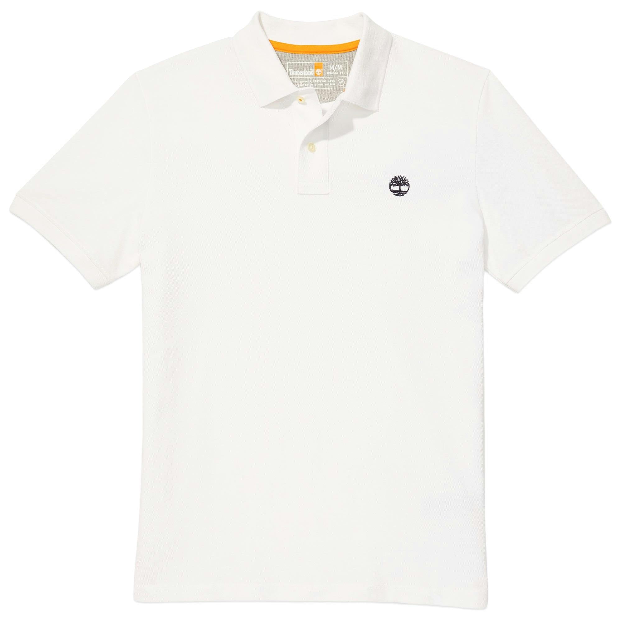 Timberland White Millers River Pique Polo - Medium