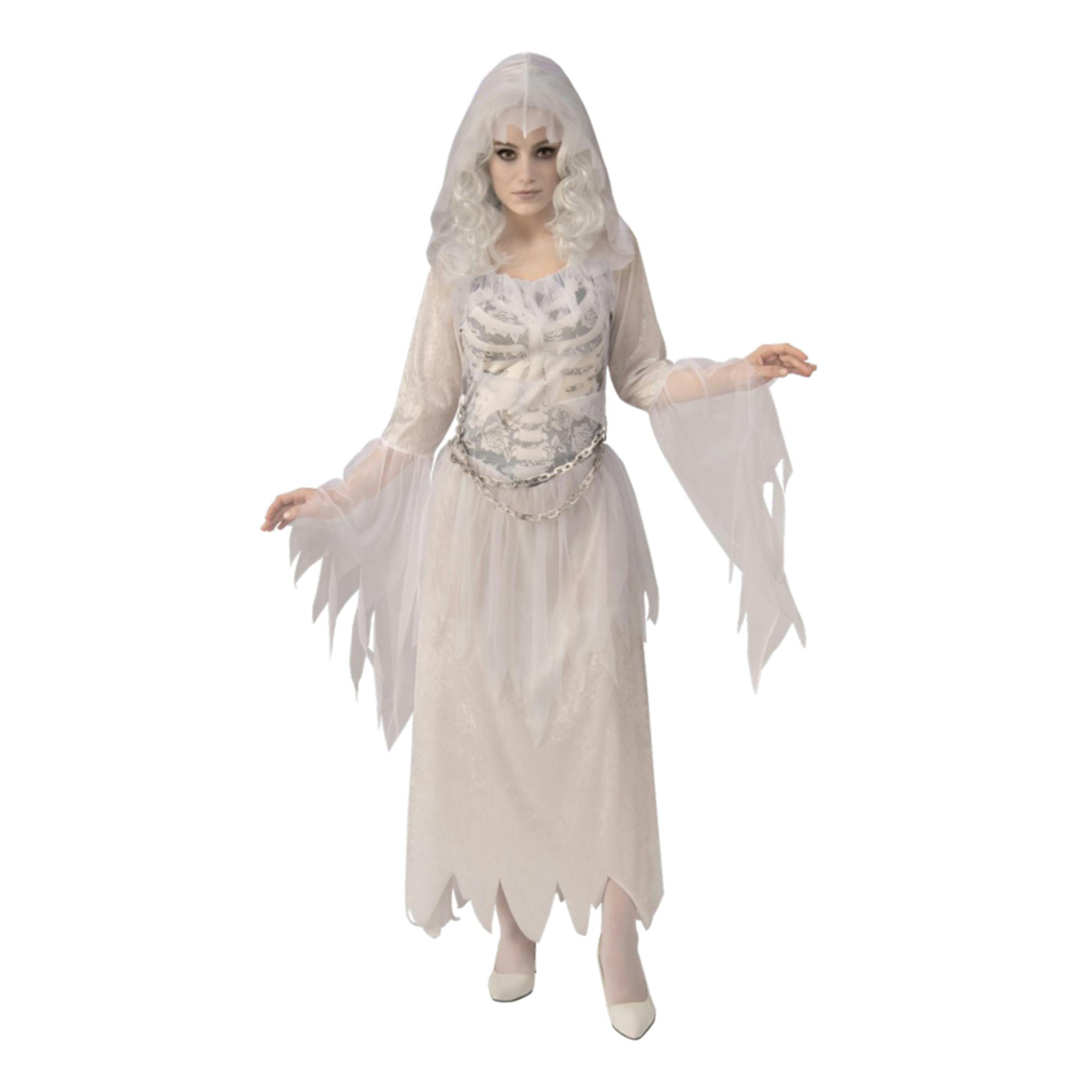 Bristol Novelty Women's White Ghostly Costume - Xs