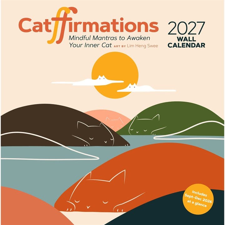 Catffirmations 2027 Wall Calendar by Lim Heng Swee Calendar Book - Image 7