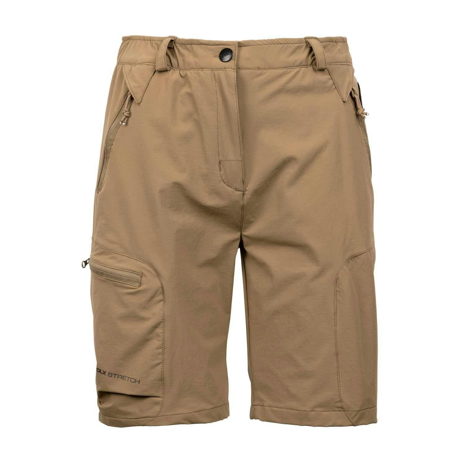Trespass Women's Beige / Libby Dlx Shorts - 12 Uk - 89% Polyamide/11% Elastane