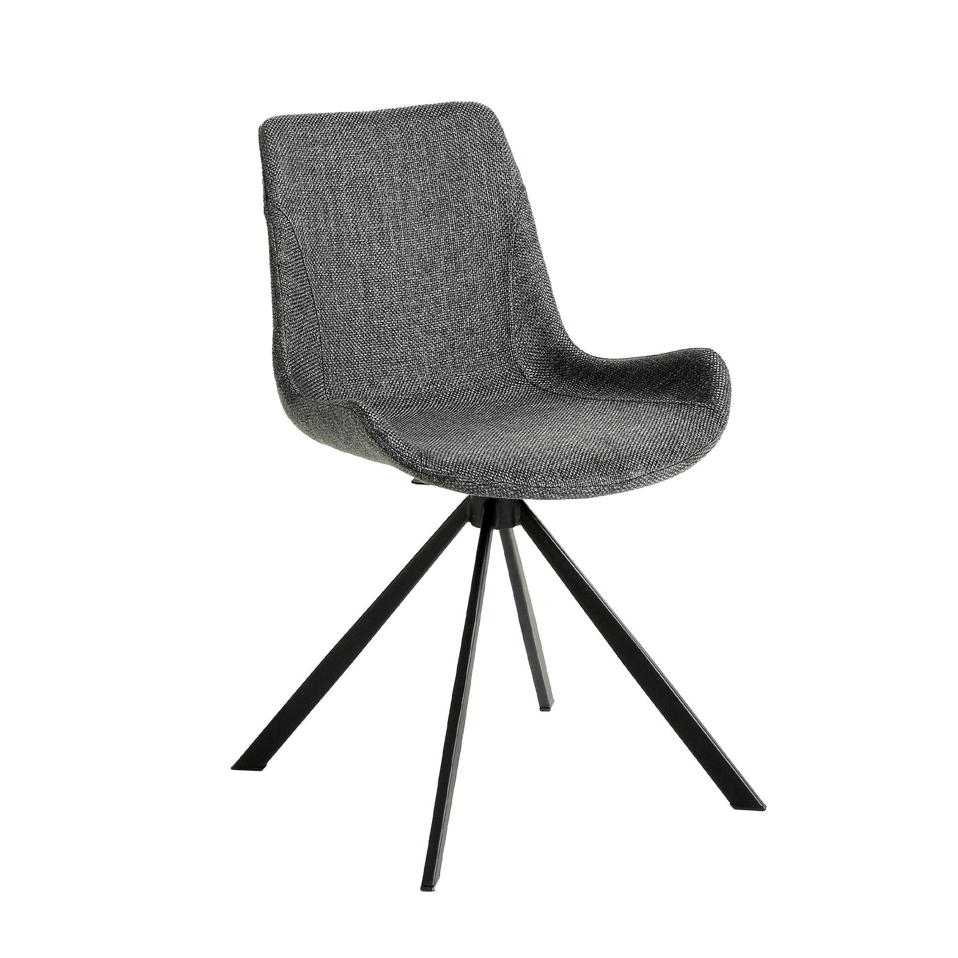 Angel Cerdá Dark/Grey Fabric Swivel Chair 4071