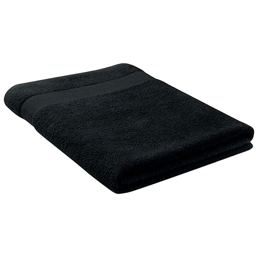 Midocean Black Merry Organic Cotton Towel - One Size - 100% Organic Cotton