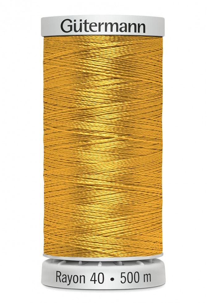Gutermann No 40 Sulky Rayon Embroidery Thread 500M Rayon Thread Suitable For Embroidery - 1137 - 500 Metres