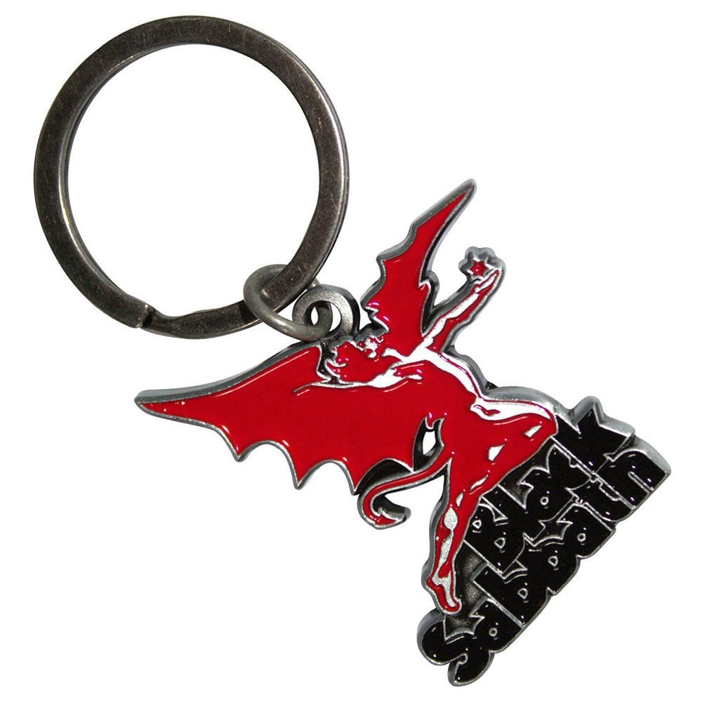 Paradiso Clothing Black Sabbath Logo And Daemon Keyring Keychain