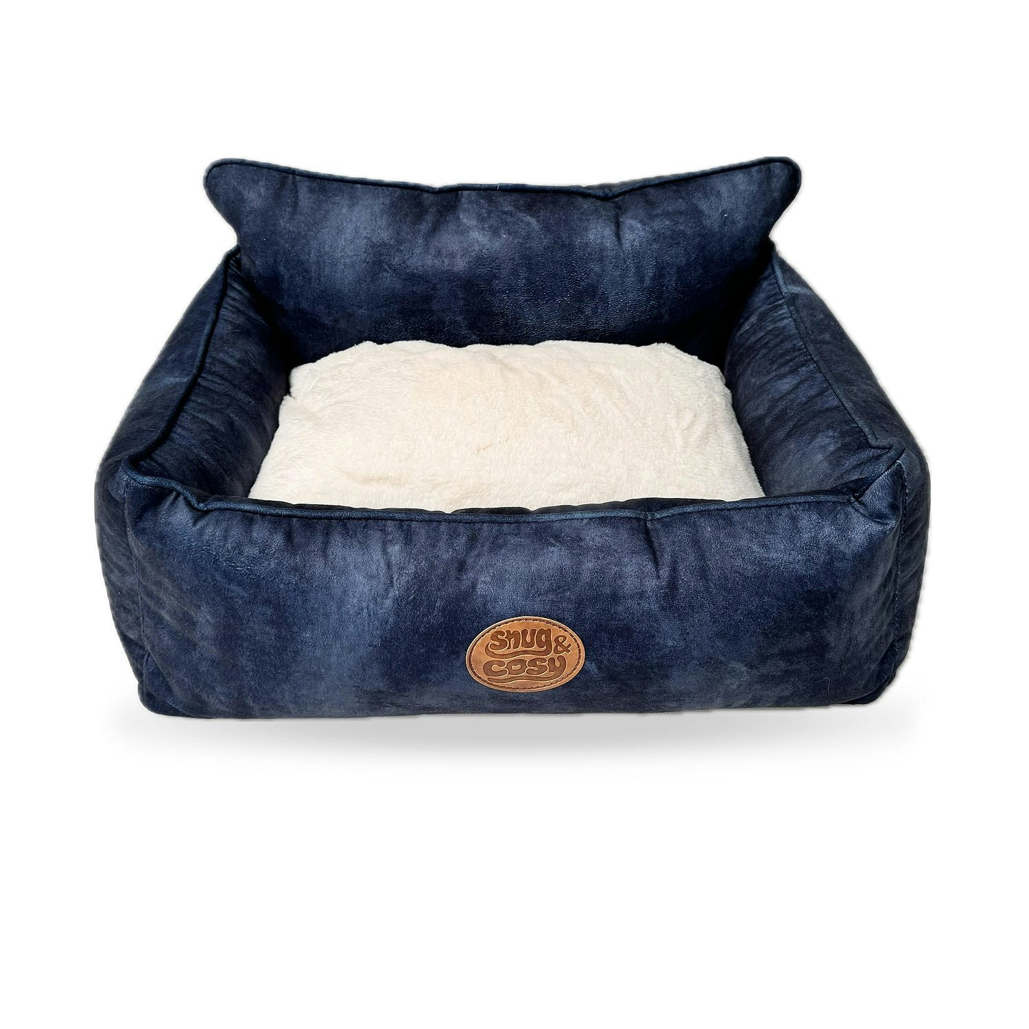 Snug And Cosy Pets Windsor Square Dog Bed - 60Cm X 50Cm X 20Cm - Natural