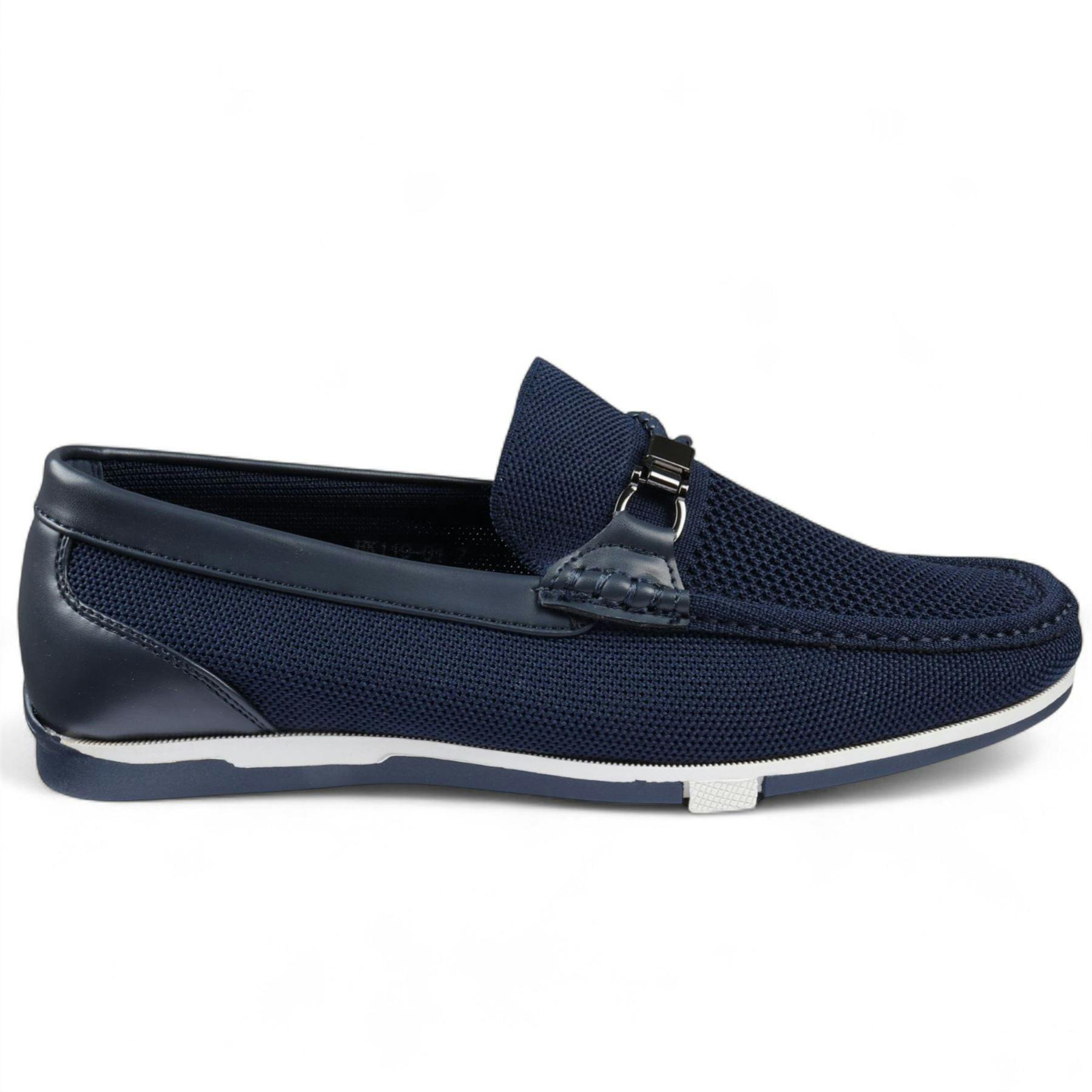 Dolcetto Men's Lightweight Mesh Slip-On Breathable Loafers - Navy - Uk 10 | Eu 44 | Us 11