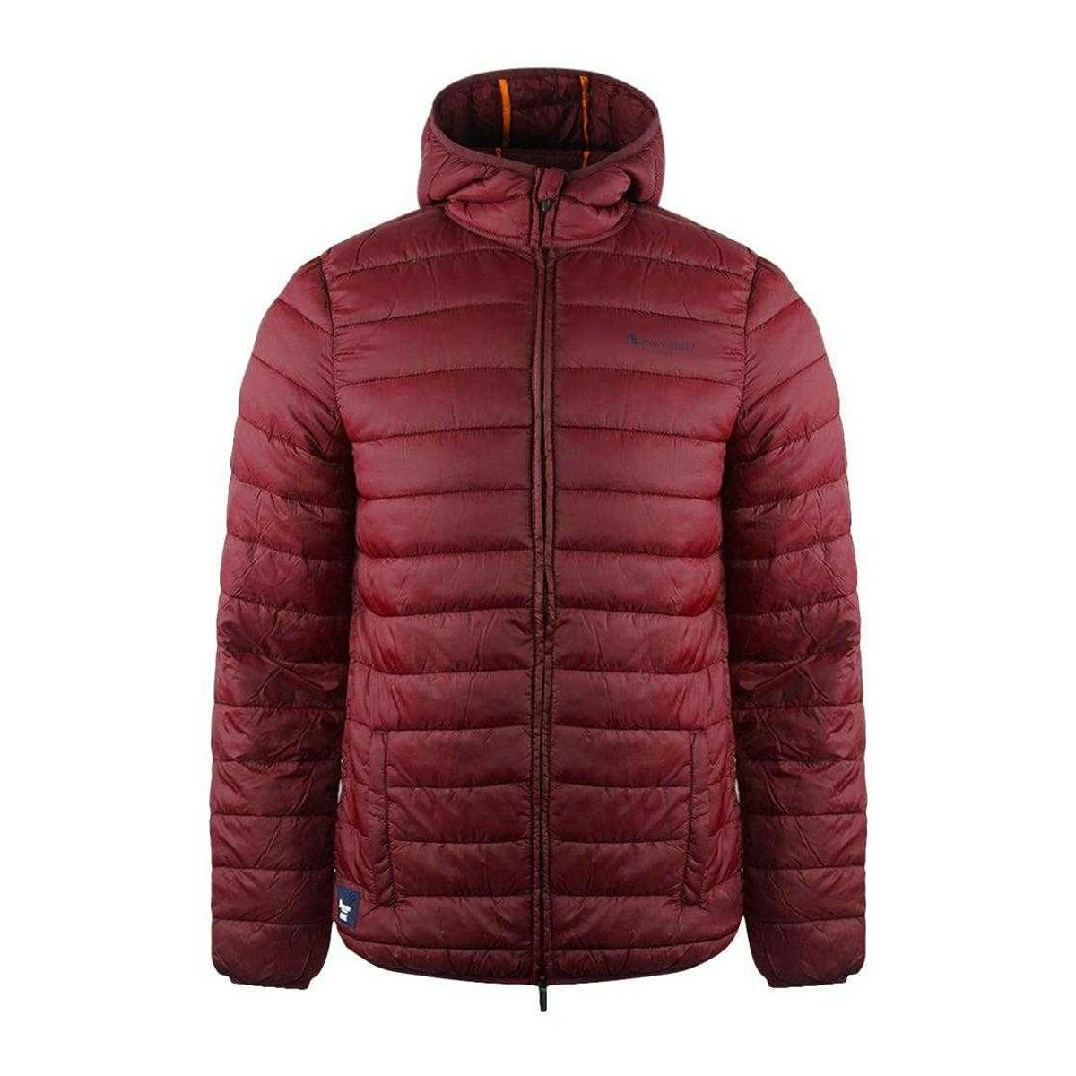 Aquascutum Men's Bordeaux/Red London Logo Hooded Jacket - S - 100% Mixed
