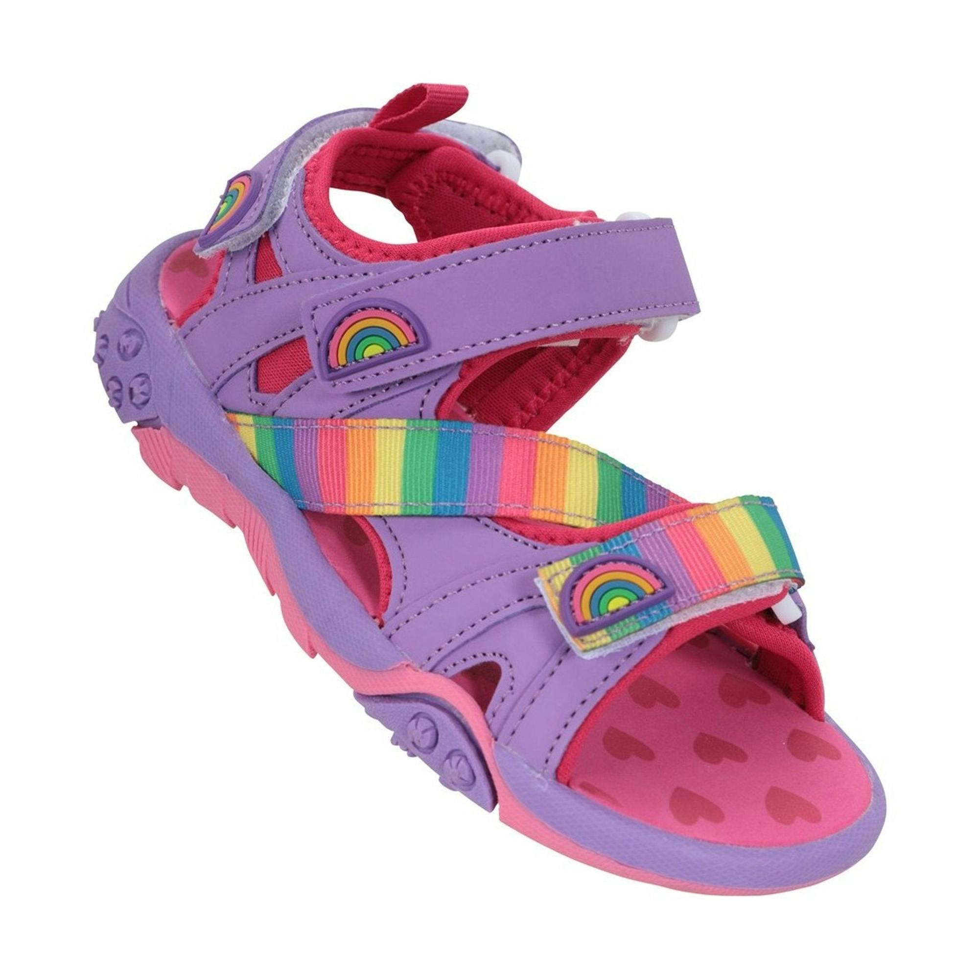 Mountain Warehouse Pink Kids Seaside Sandals - Bright - 9 Uk Child - Bright