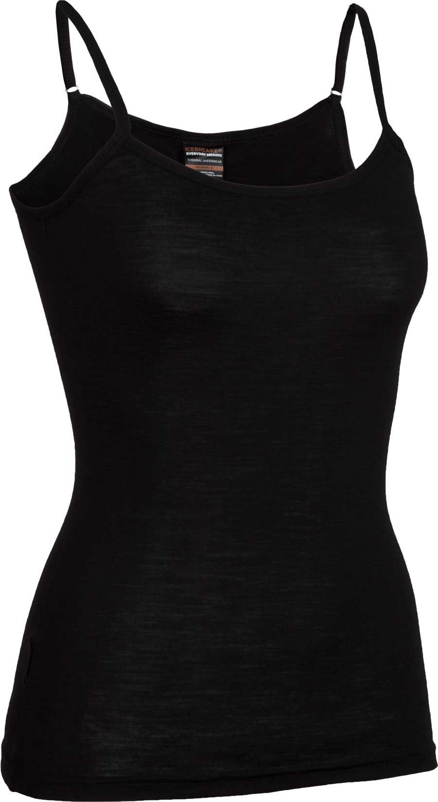 Icebreaker Women's Black Everyday 175 Merino Wool Cami {Ic-104469} - Small