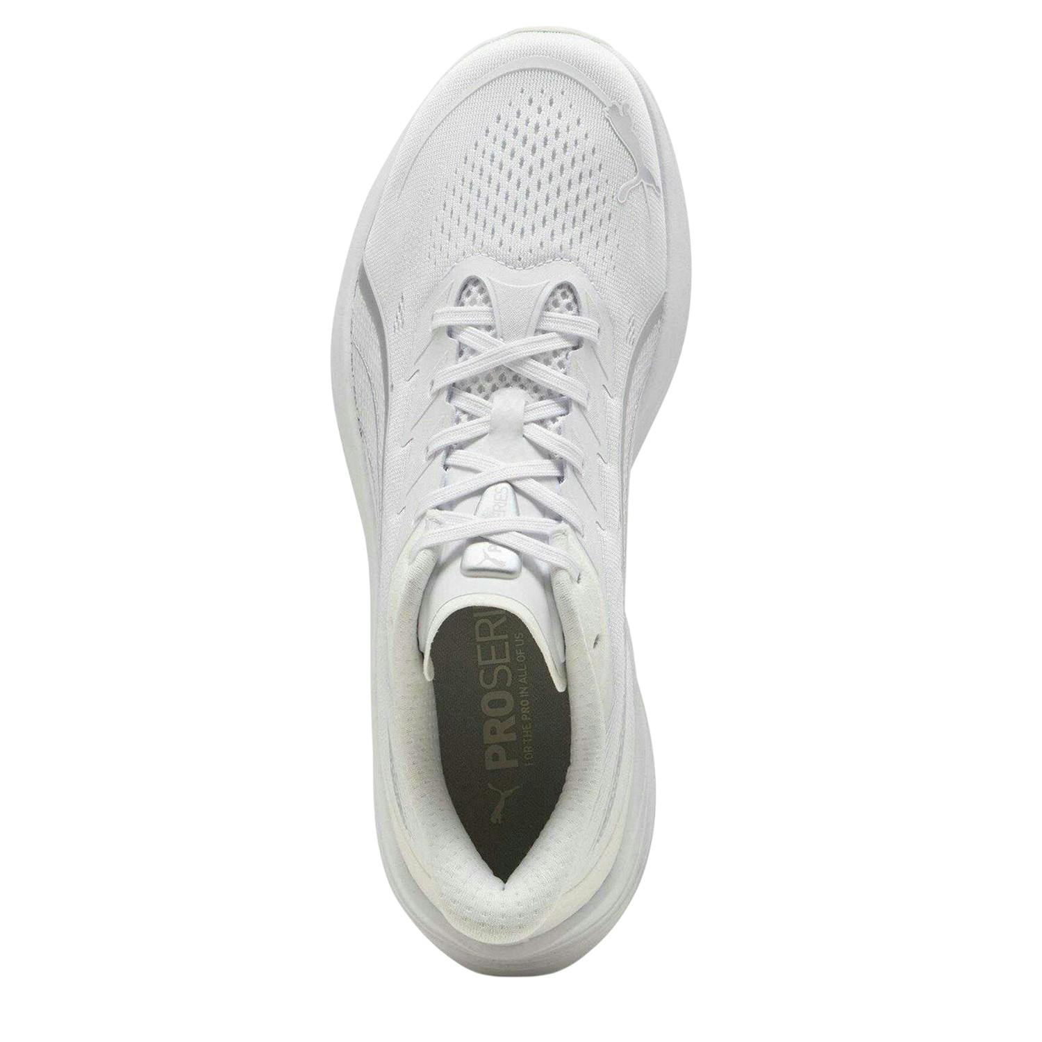 Puma Men's White/Grey Darter Pro Trainers - 9 Uk - 100% Mixed