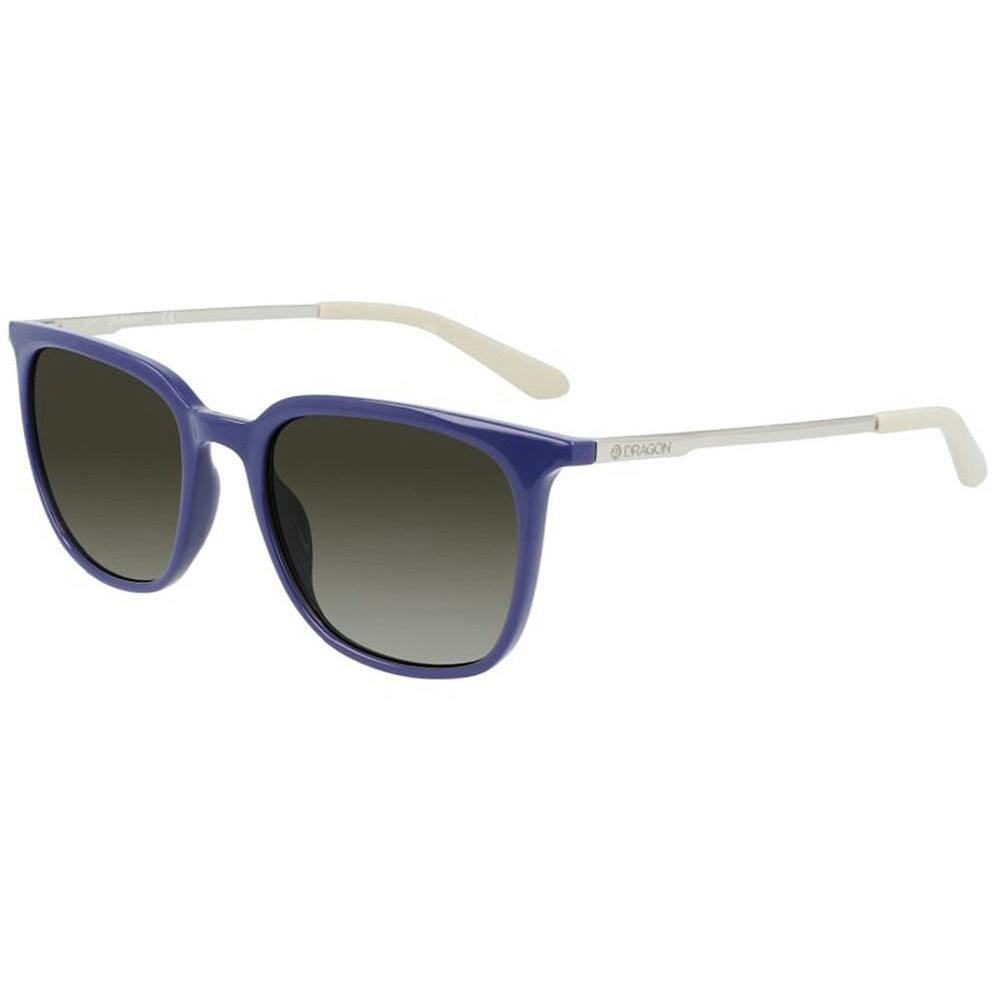 Dragon Unisex Eggplant/Brown Ziggy - Shiny With Lumalens Gradient Lens - 55