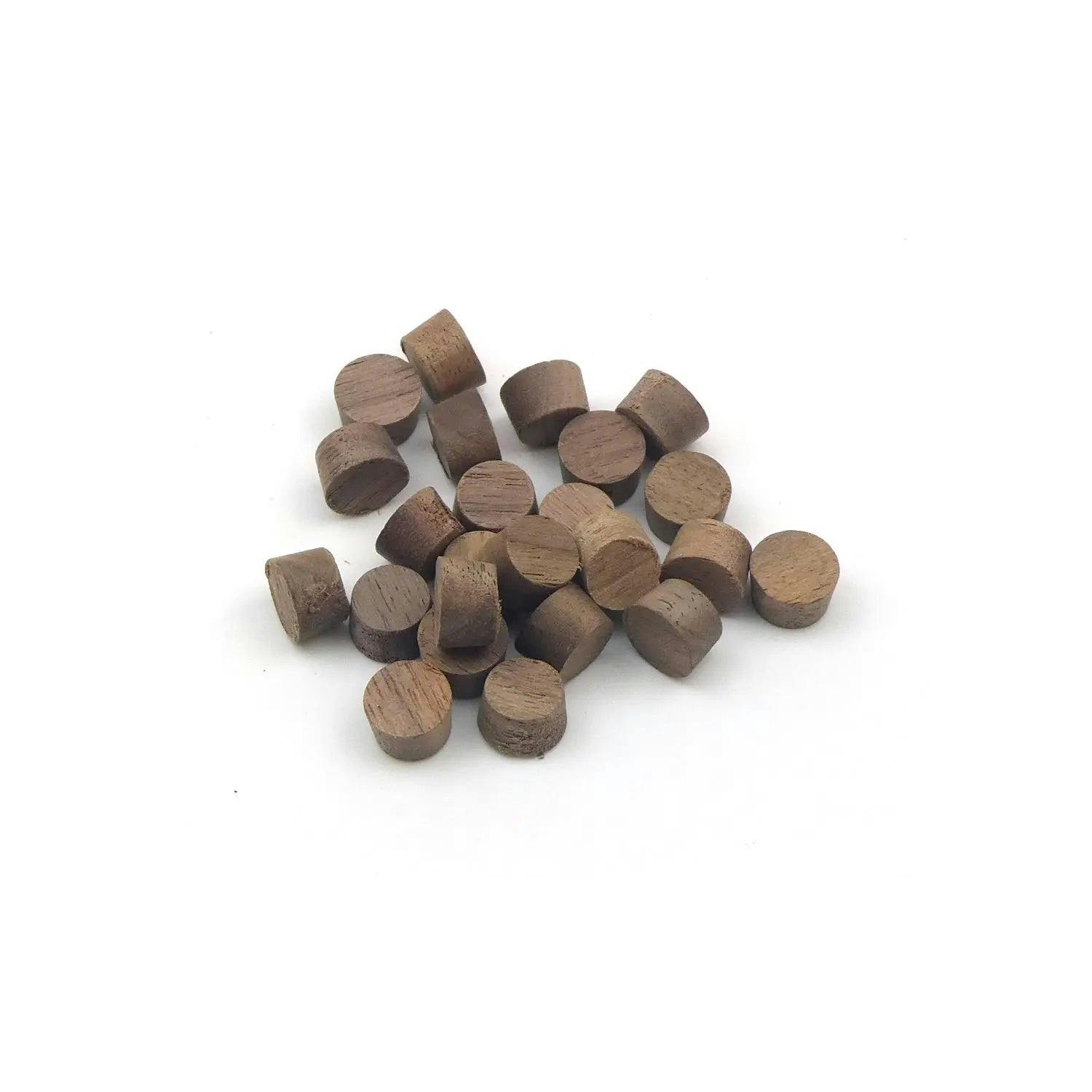 - Oakcrafts10mm Walnut Flat Head Cross Grain PlugPack Of 25 - Image 2