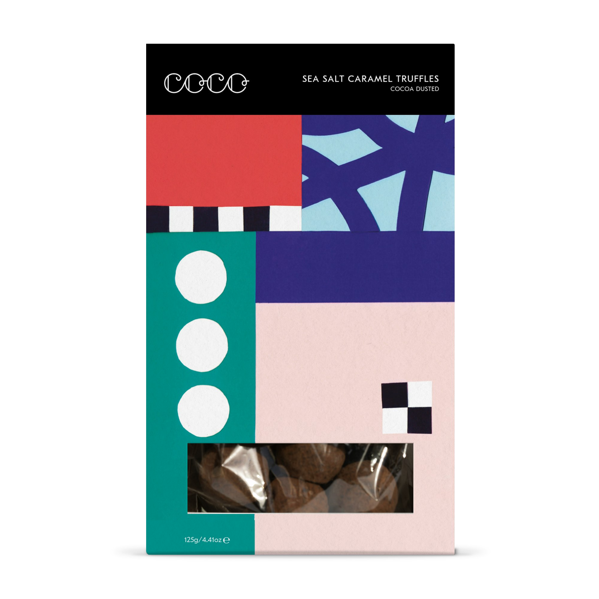 Coco Dark Sea Salt Caramel Truffles | Cocoa Dusted