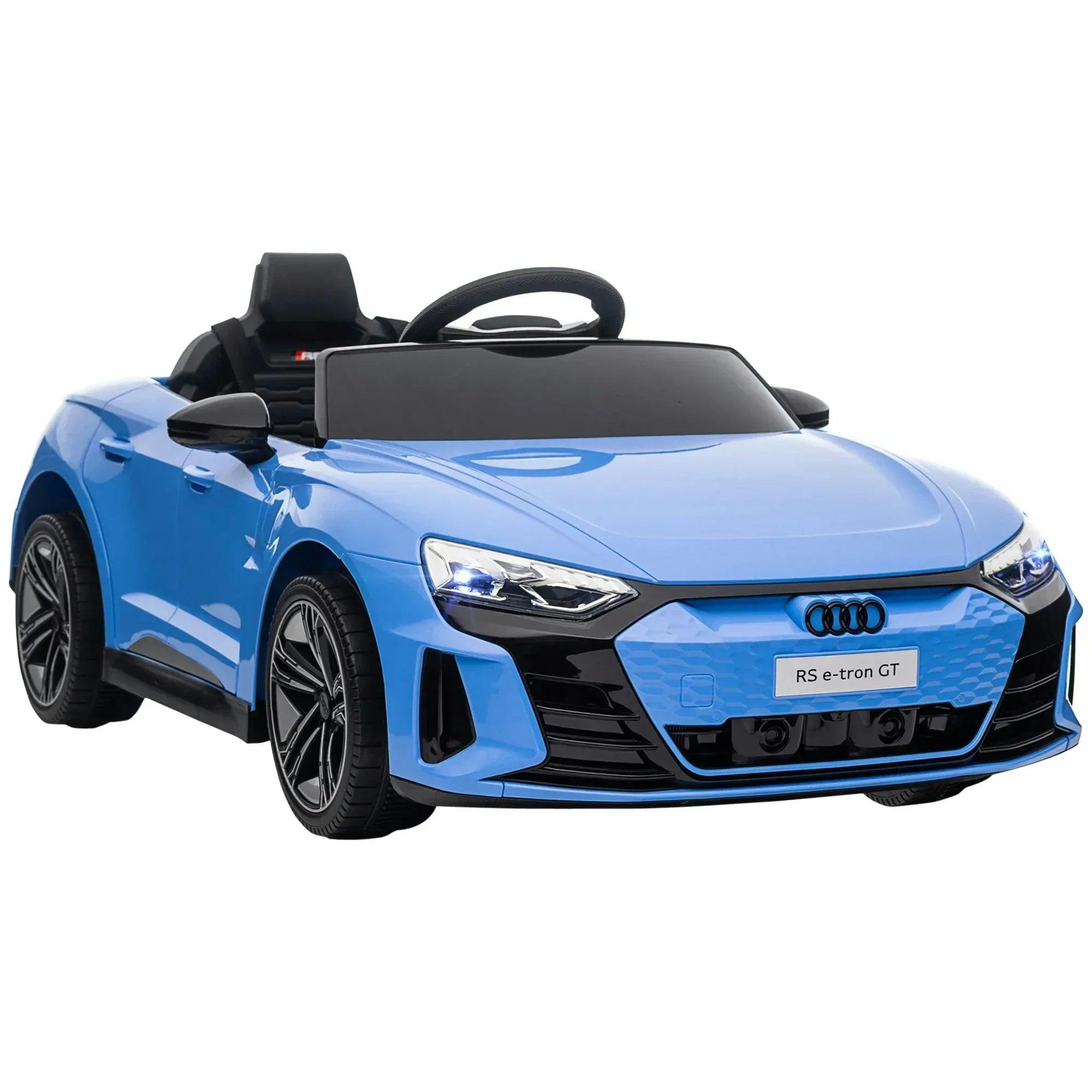 B&Q - Audi Rs E-Tron Gt Licensed 12V Kids Electric Ride On W/ RemoteBlue - Image 7