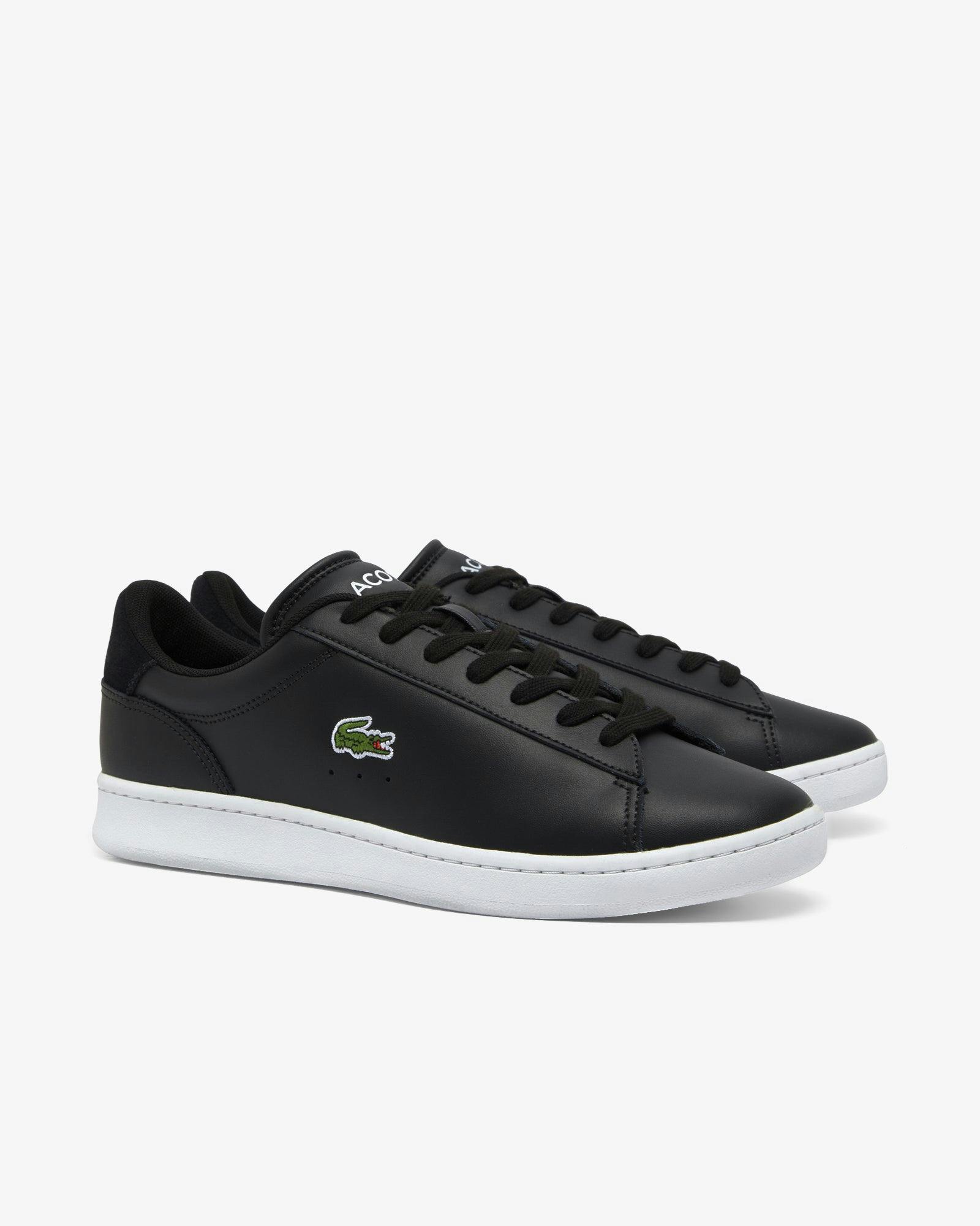 Lacoste Men's Black/White Carnaby Leather Trainers - 312 - 312 - Uk8 Eu42 Us9