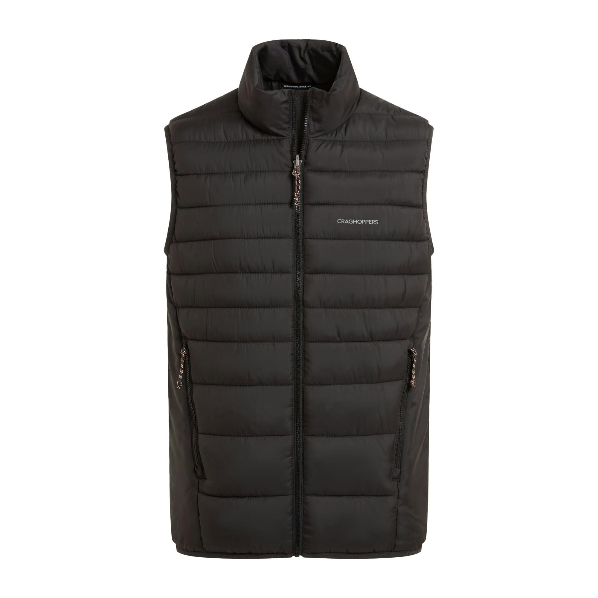 Craghoppers Men's Black Compresslite Ix Gilet - Xl - 100% Recycled Polyester