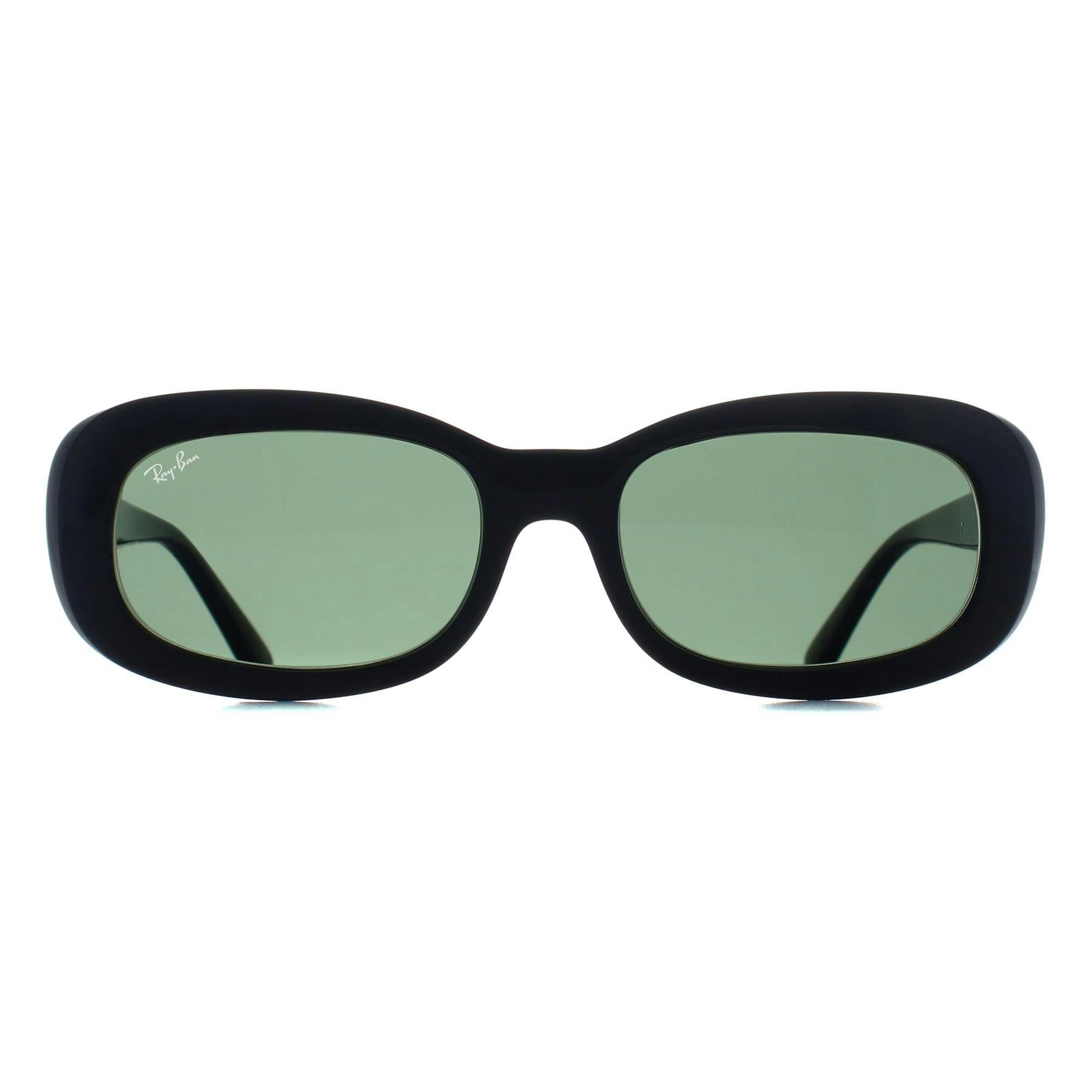 Ray-Ban Oval Sunglasses- Dark Havana - Image 12