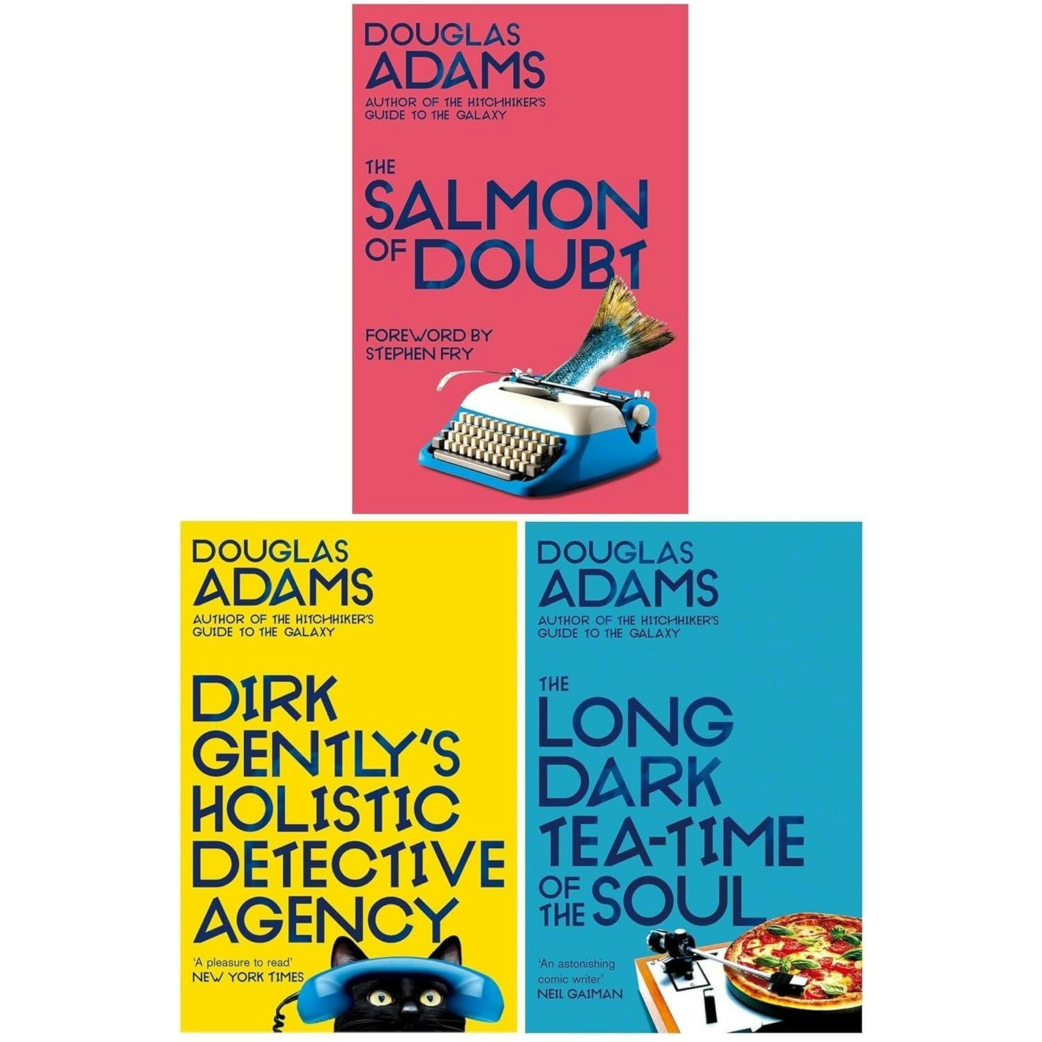 Pan Macmillan Dark/Salmon Dirk Gently Trilogy Box Set By Douglas Adams - Paperback - 3 Book Collection - Sci-Fi Mystery Humour - Adult Fiction - Image 15