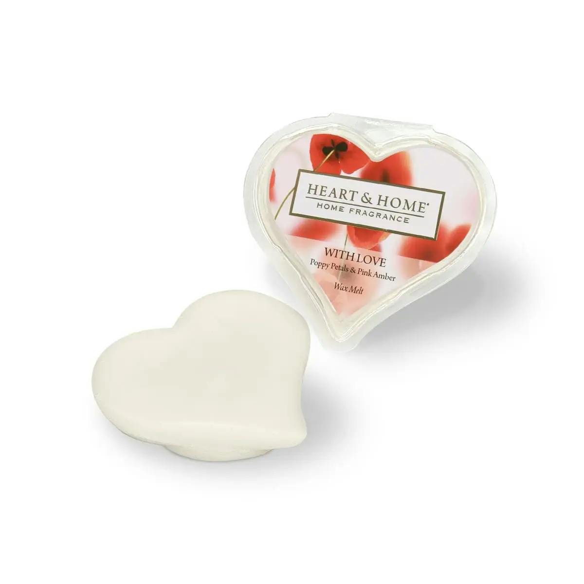 Heart & Home Light/Amber With Love Poppy - Wax Melt