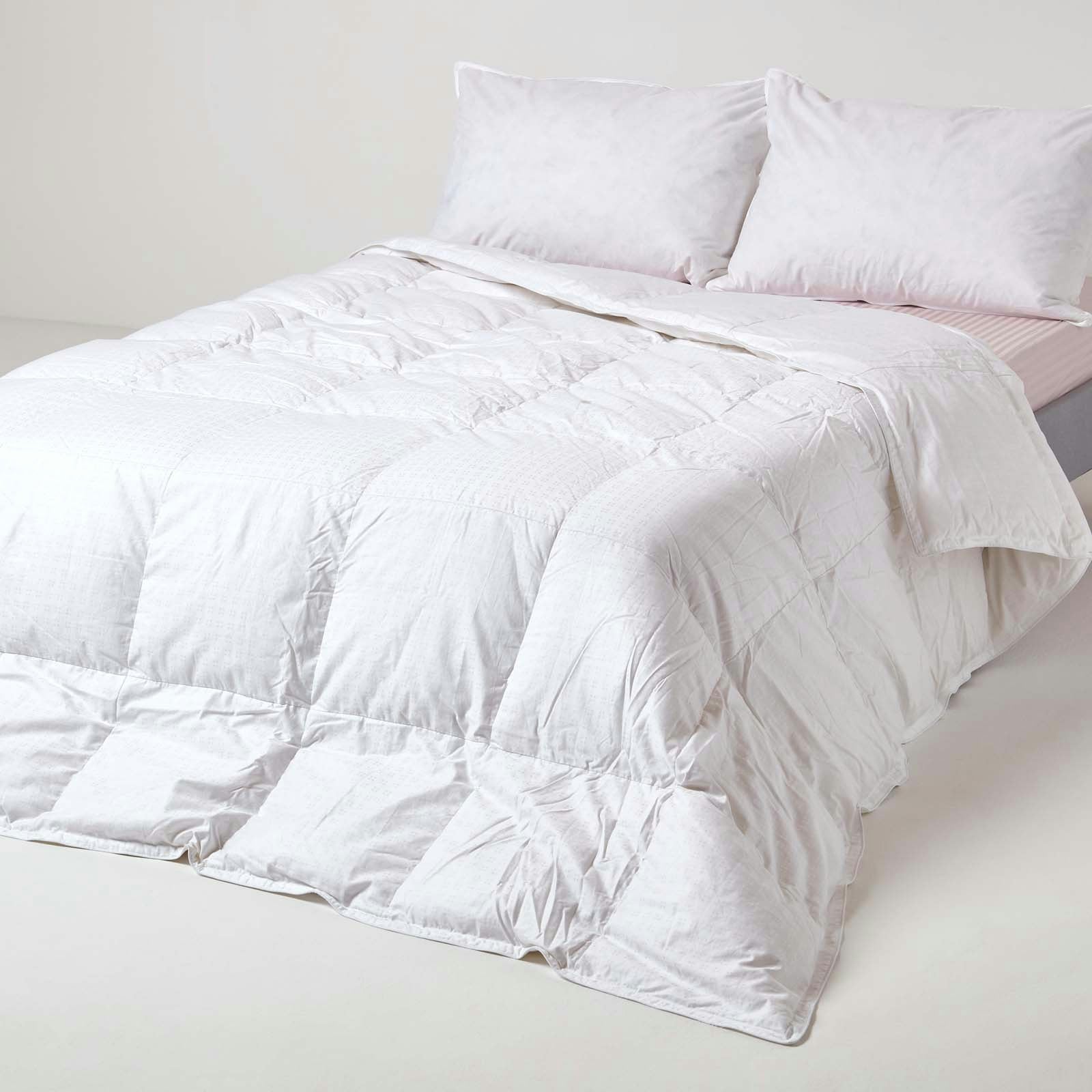 Homescapes White Goose Down 10.5 Tog Duvet - Super King