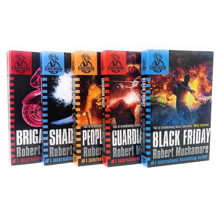 Various Publishers Black Cherub Series 3 Robert Muchamore Collection 5 Books Set