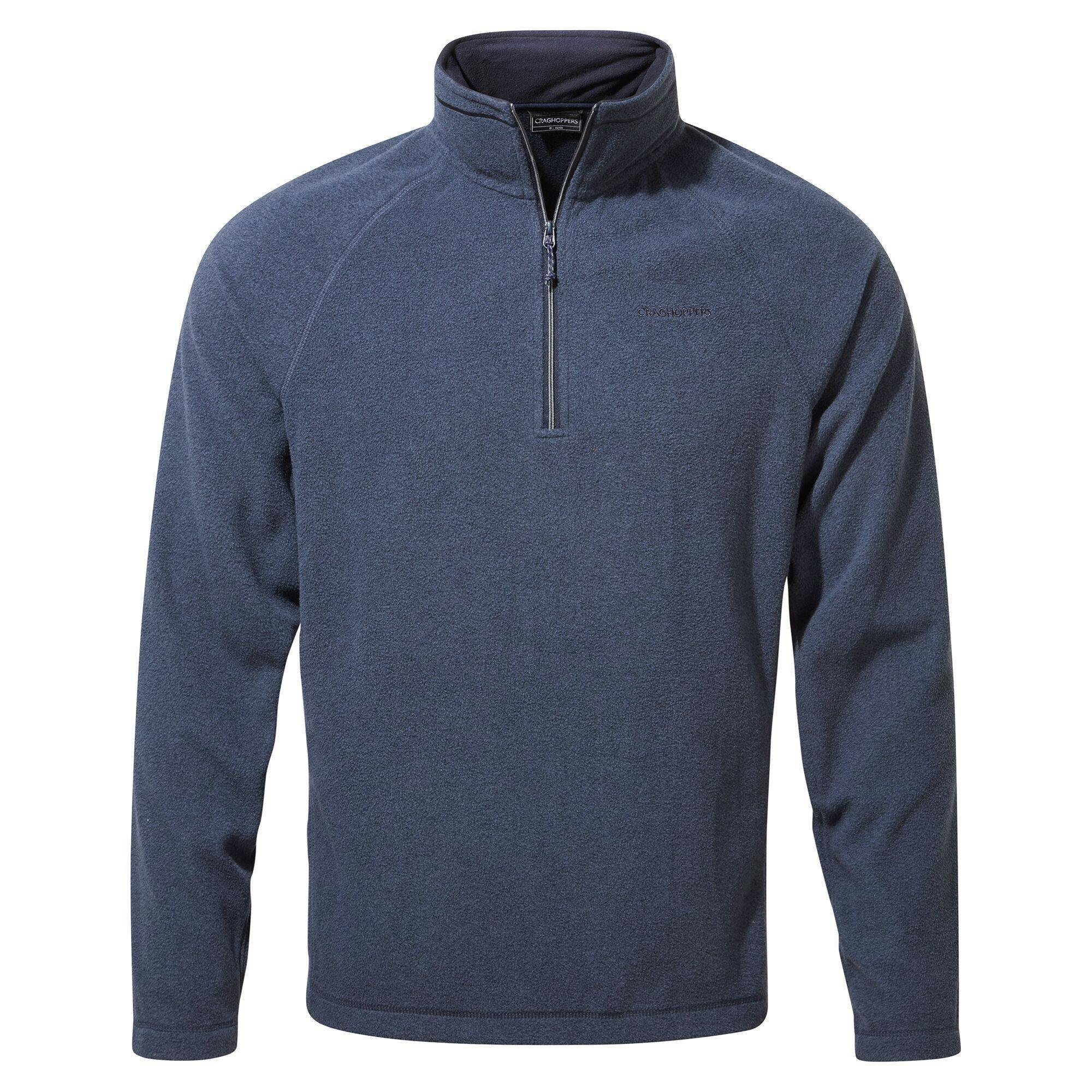 Craghoppers Men's Corey Vi Half Zip Fleece Top - Navy Marl - L - Navy Marl - 100% Polyester